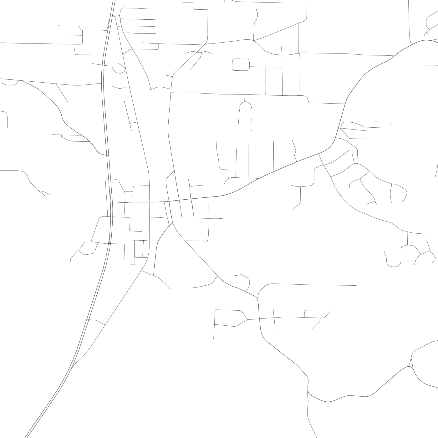 ROAD MAP OF MORRIS, ALABAMA BY MAPBAKES