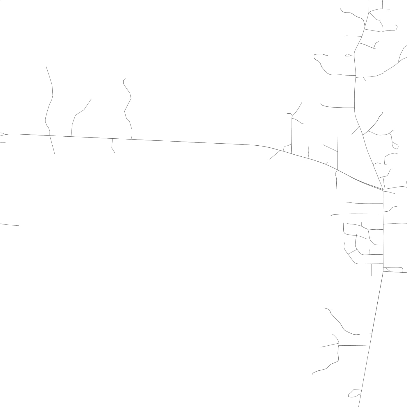 ROAD MAP OF MOSSES, ALABAMA BY MAPBAKES