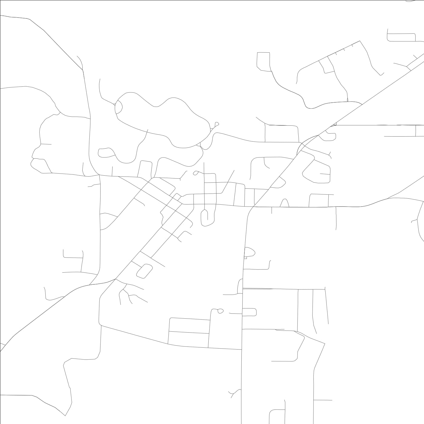 ROAD MAP OF MOUNDVILLE, ALABAMA BY MAPBAKES