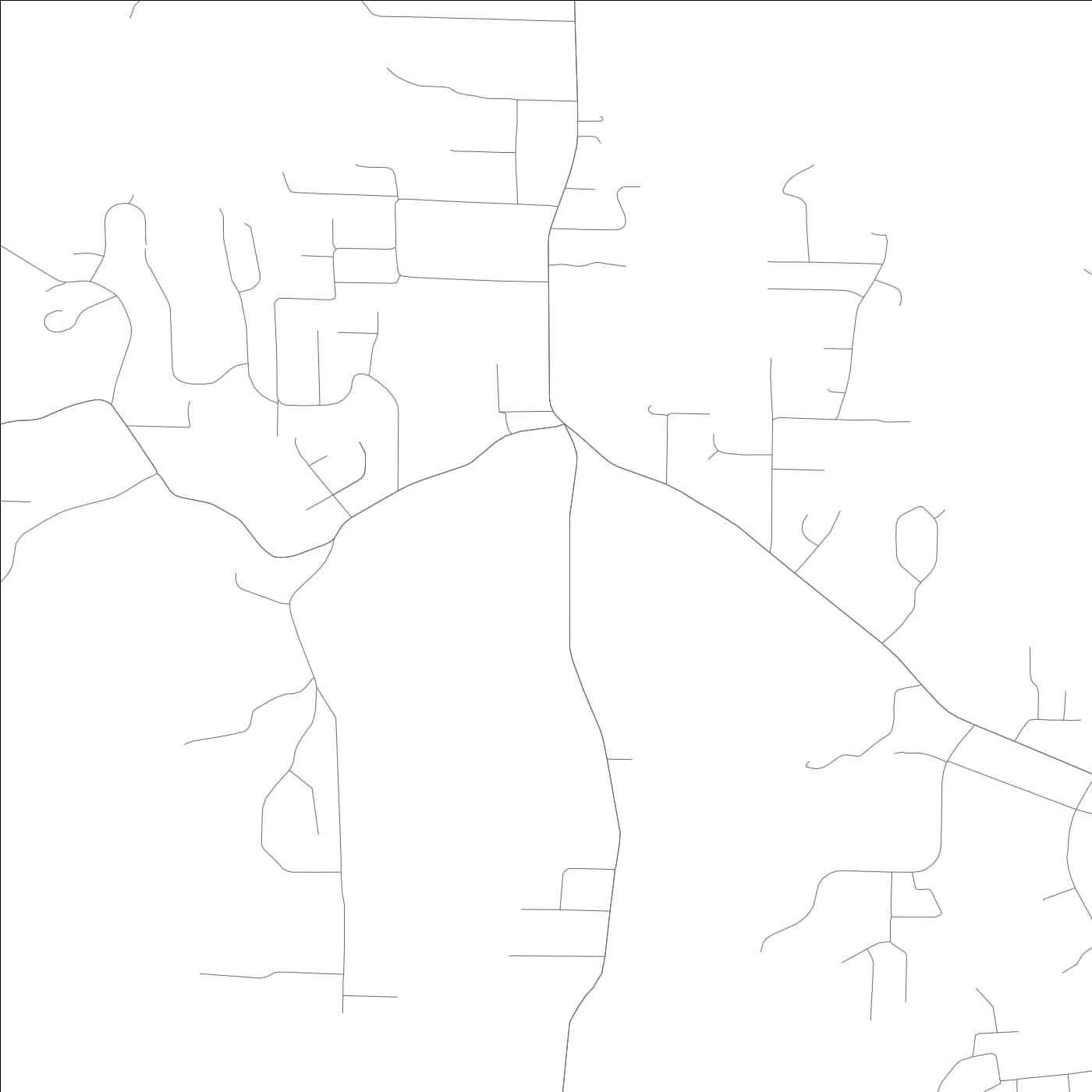 ROAD MAP OF MOUNT OLIVE, ALABAMA BY MAPBAKES