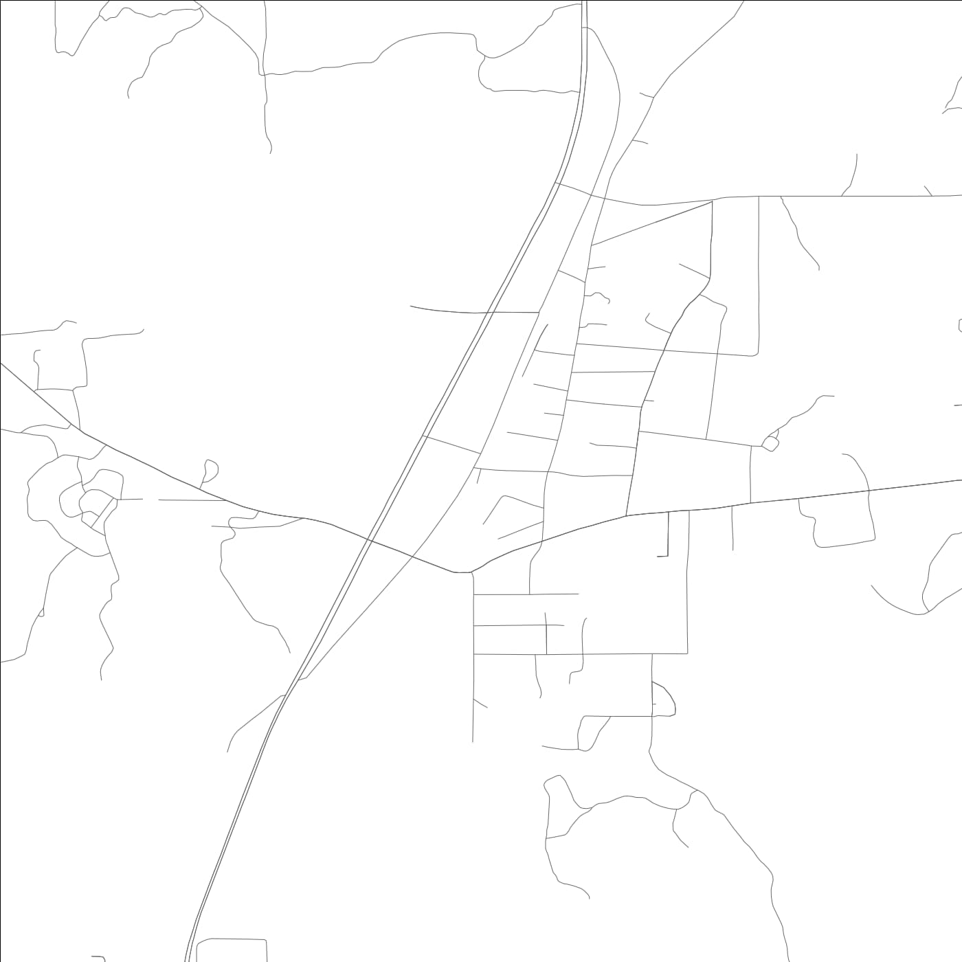 ROAD MAP OF MOUNT VERNON, ALABAMA BY MAPBAKES