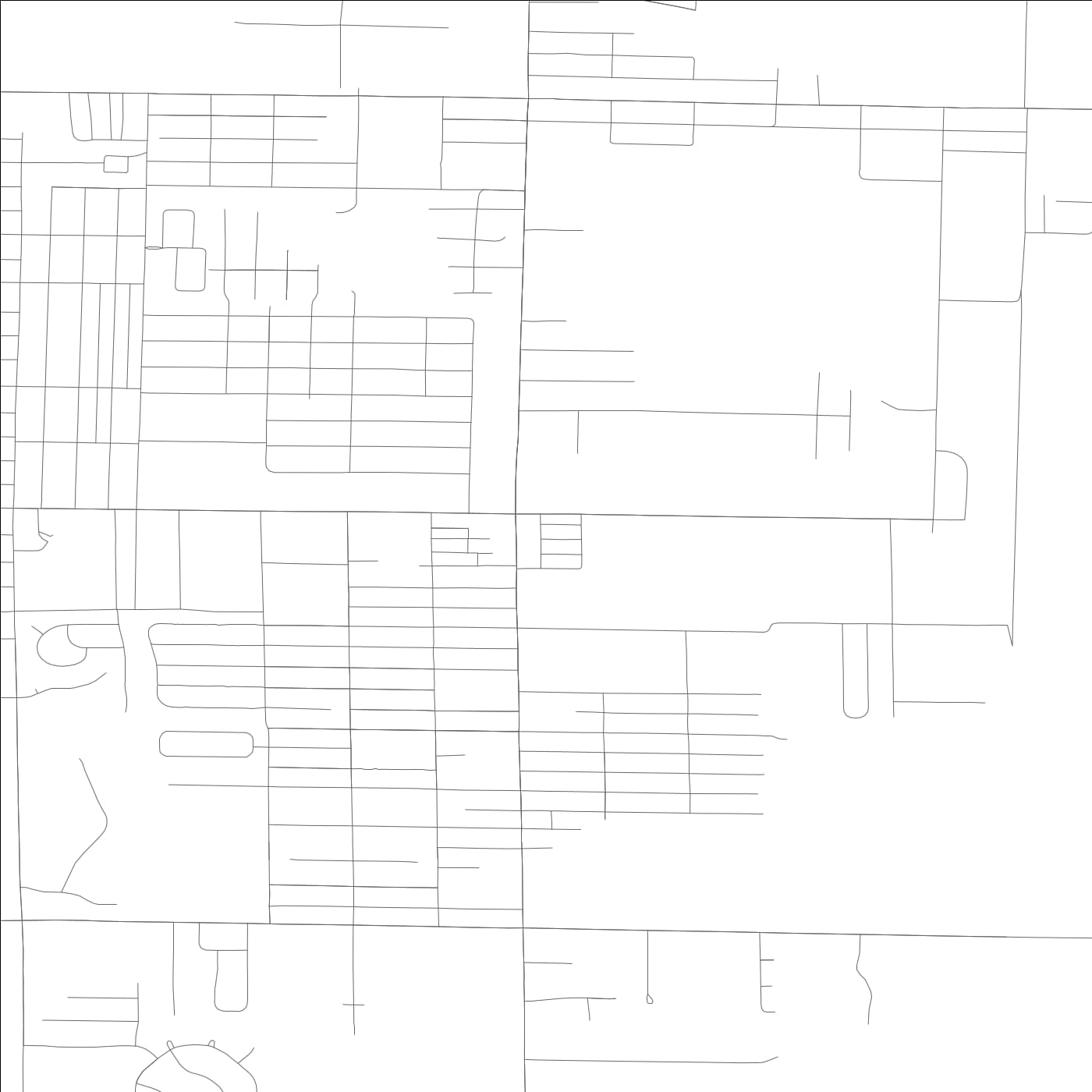 ROAD MAP OF MUSCLE SHOALS, ALABAMA BY MAPBAKES