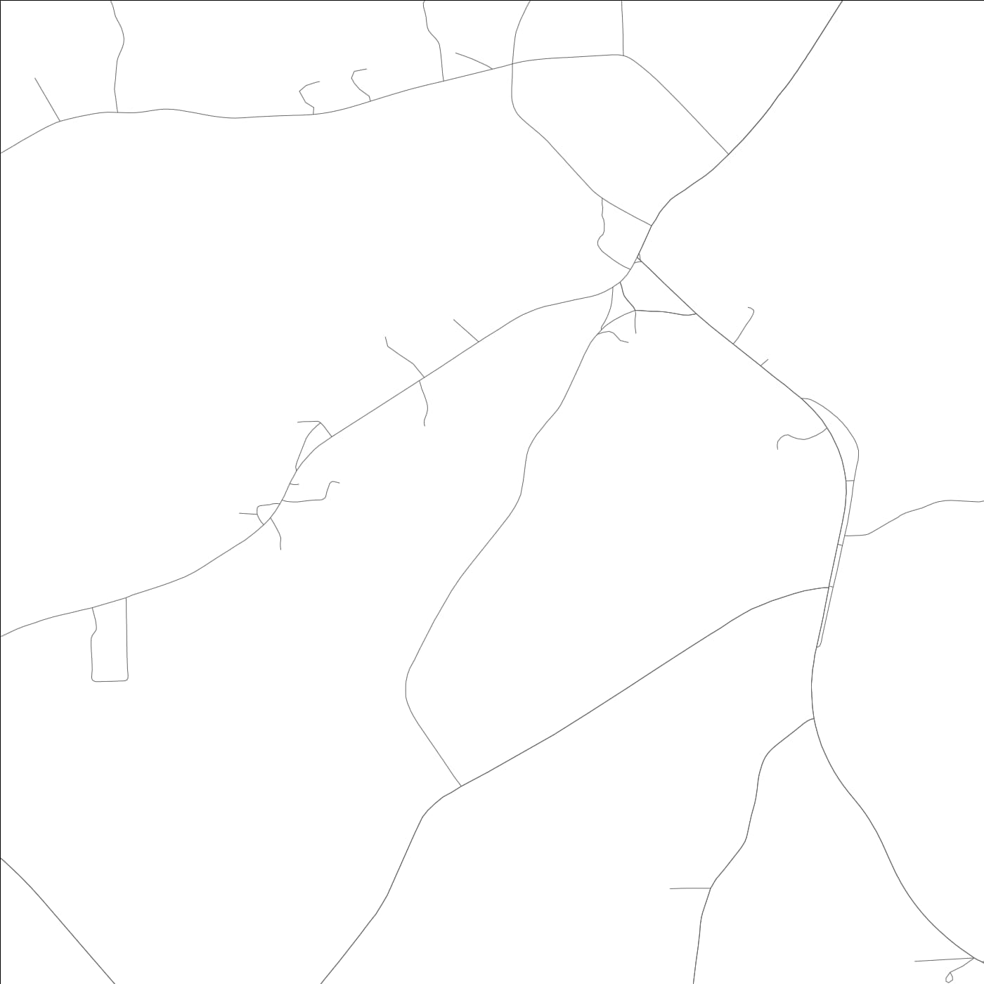 ROAD MAP OF NEW SITE, ALABAMA BY MAPBAKES