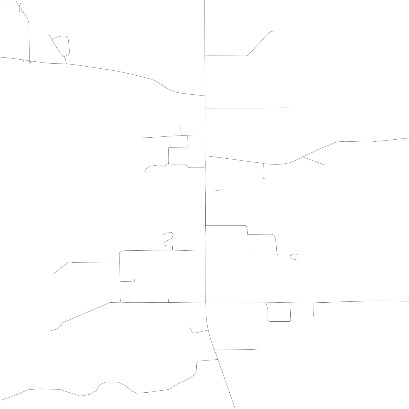 ROAD MAP OF NEWBERN, ALABAMA BY MAPBAKES