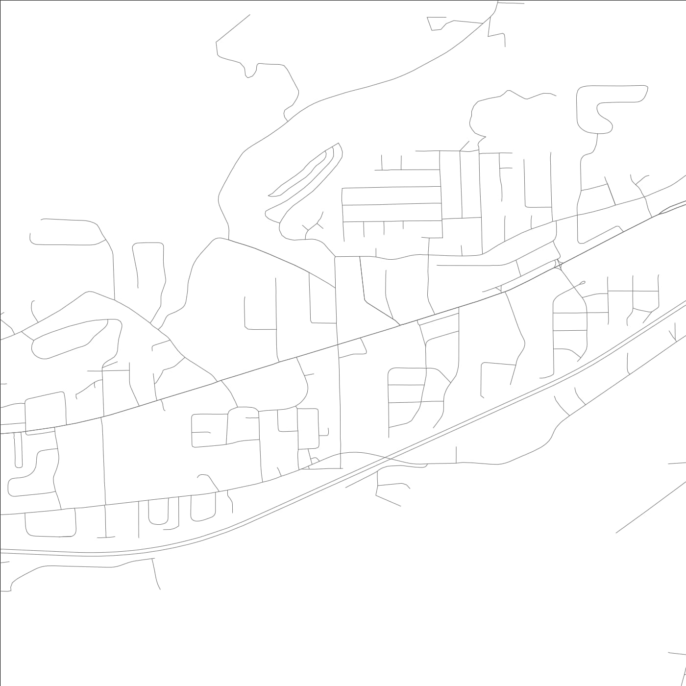 ROAD MAP OF OXFORD, ALABAMA BY MAPBAKES