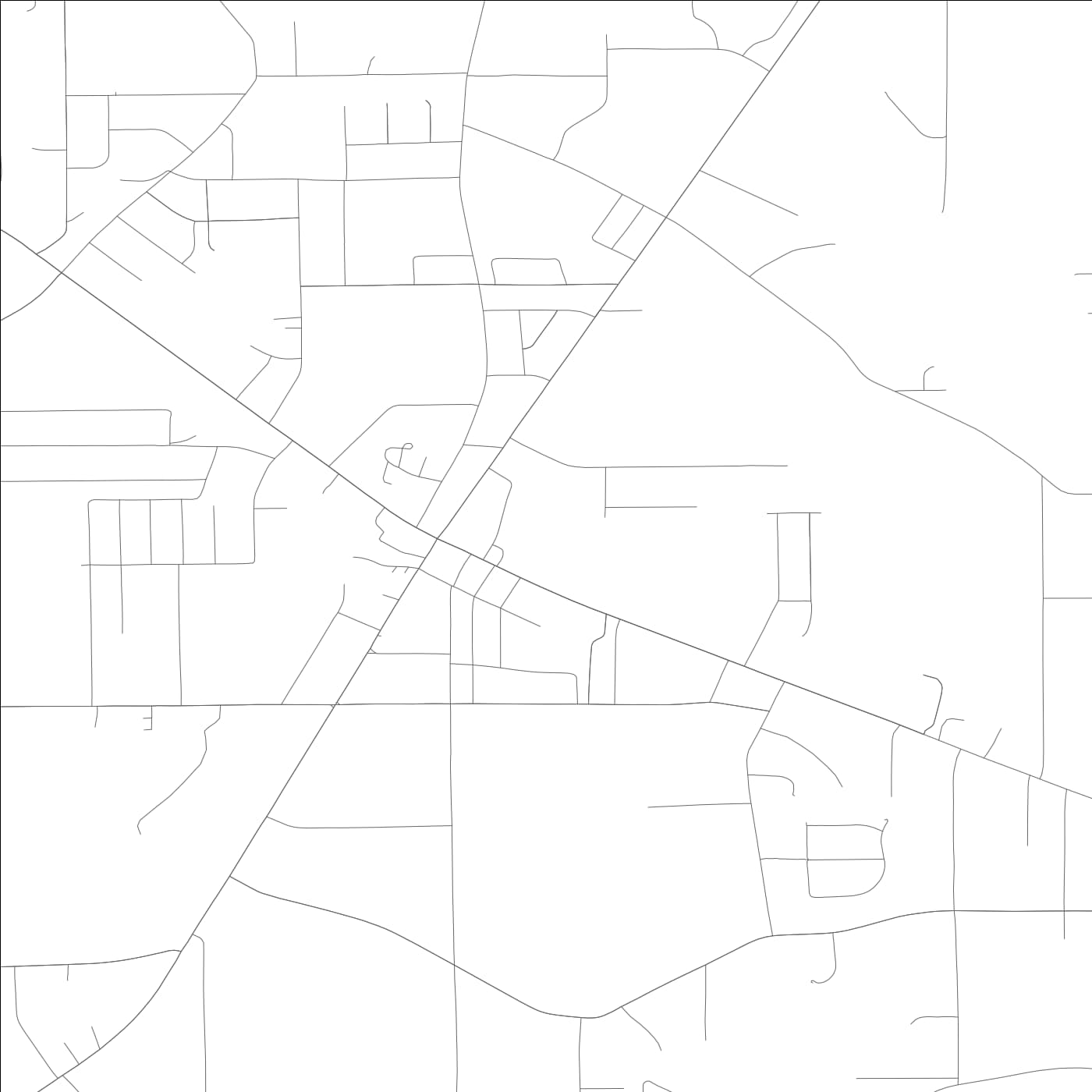 ROAD MAP OF RAINSVILLE, ALABAMA BY MAPBAKES