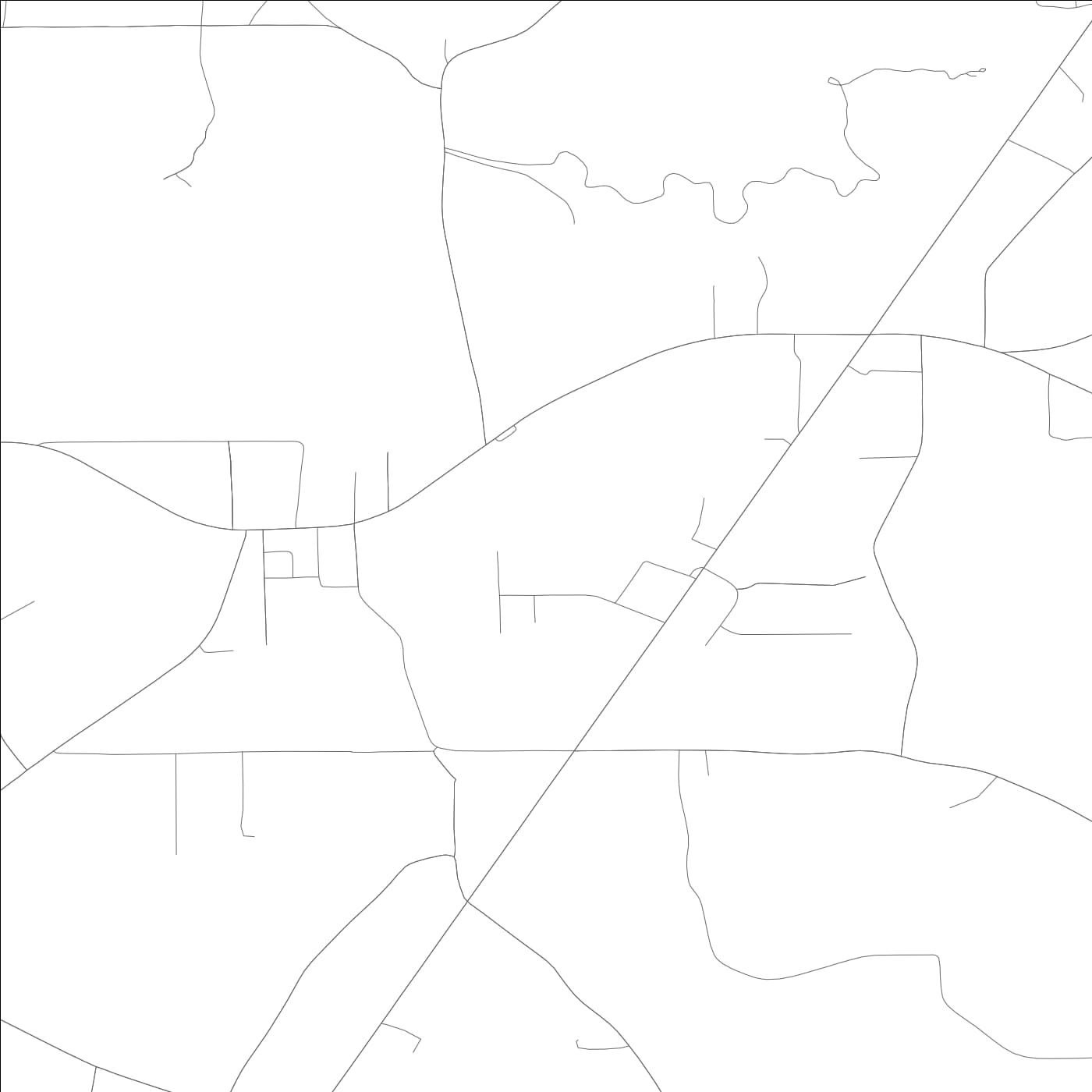ROAD MAP OF SYLVANIA, ALABAMA BY MAPBAKES