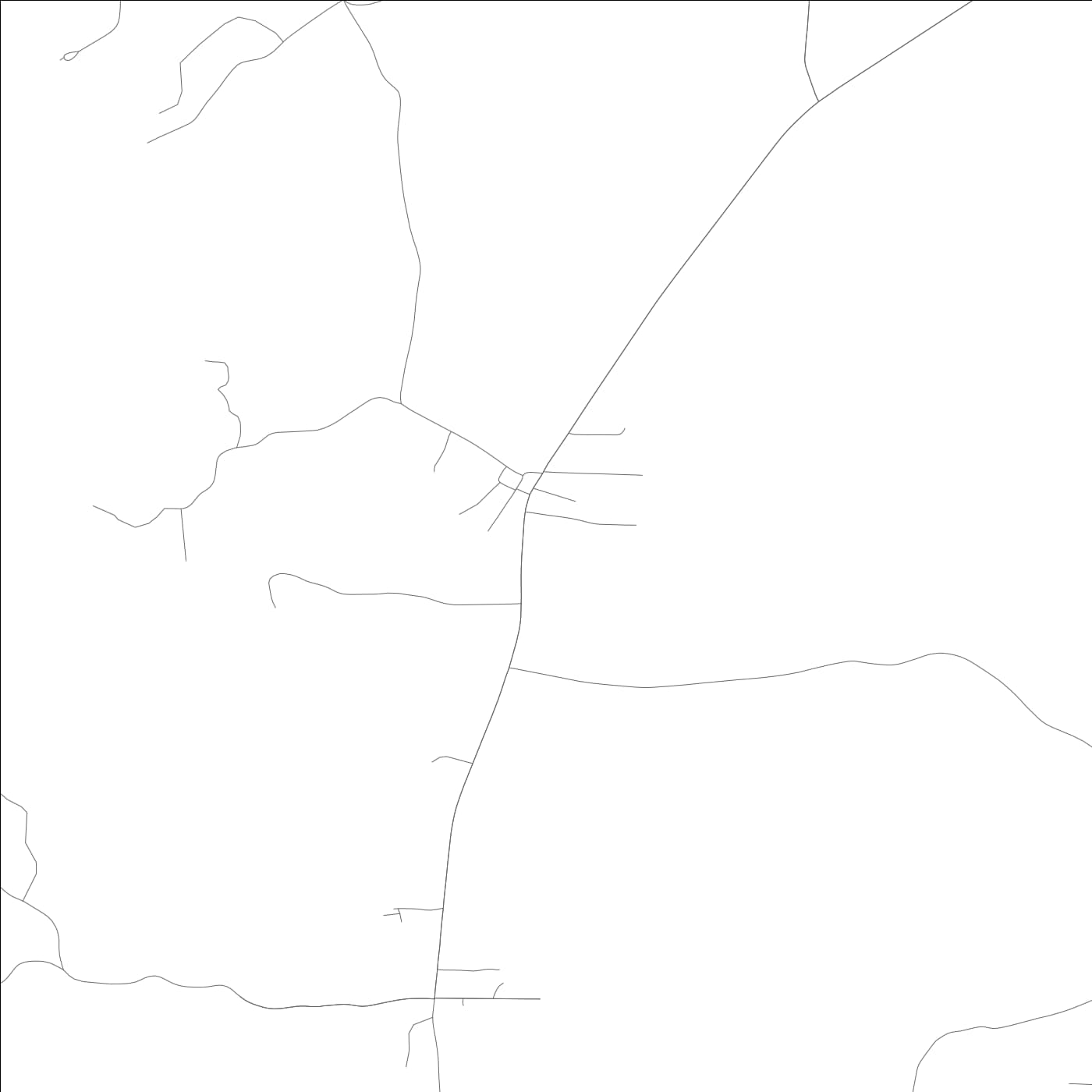 ROAD MAP OF TALLADEGA SPRINGS, ALABAMA BY MAPBAKES