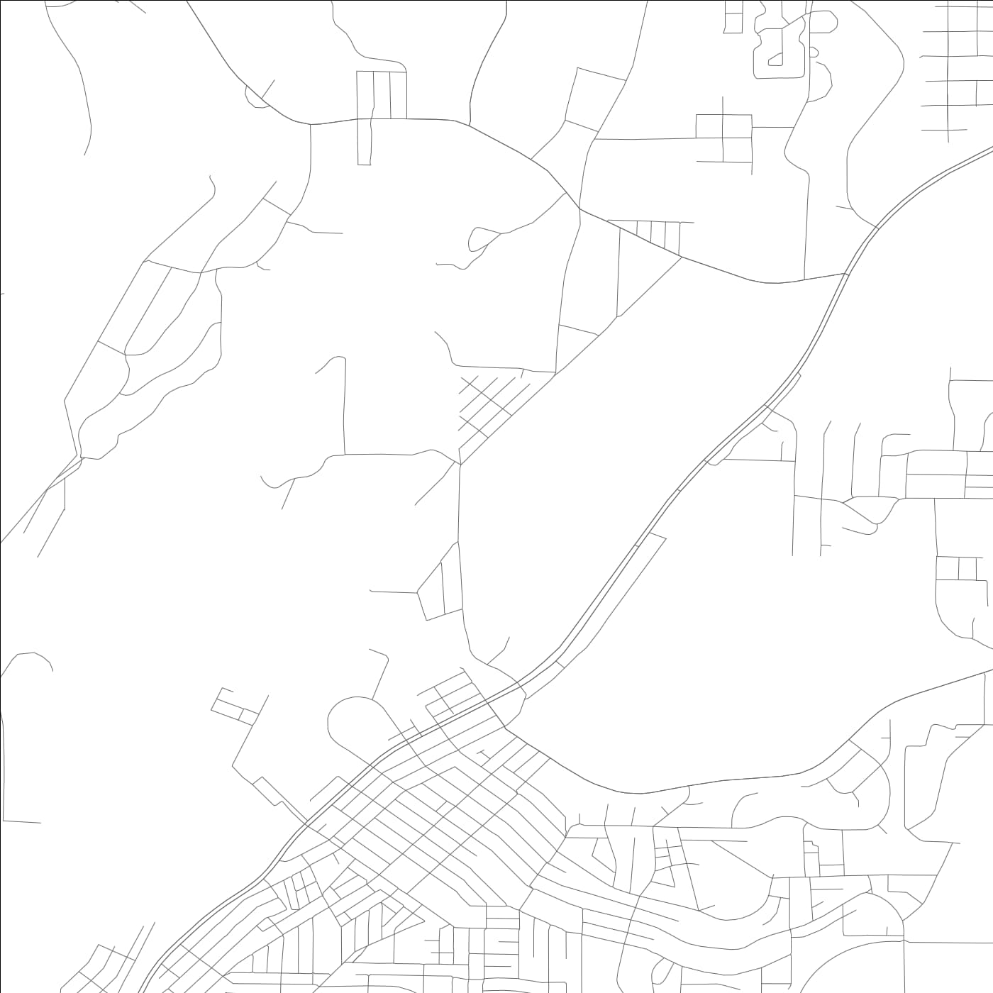 ROAD MAP OF TARRANT, ALABAMA BY MAPBAKES