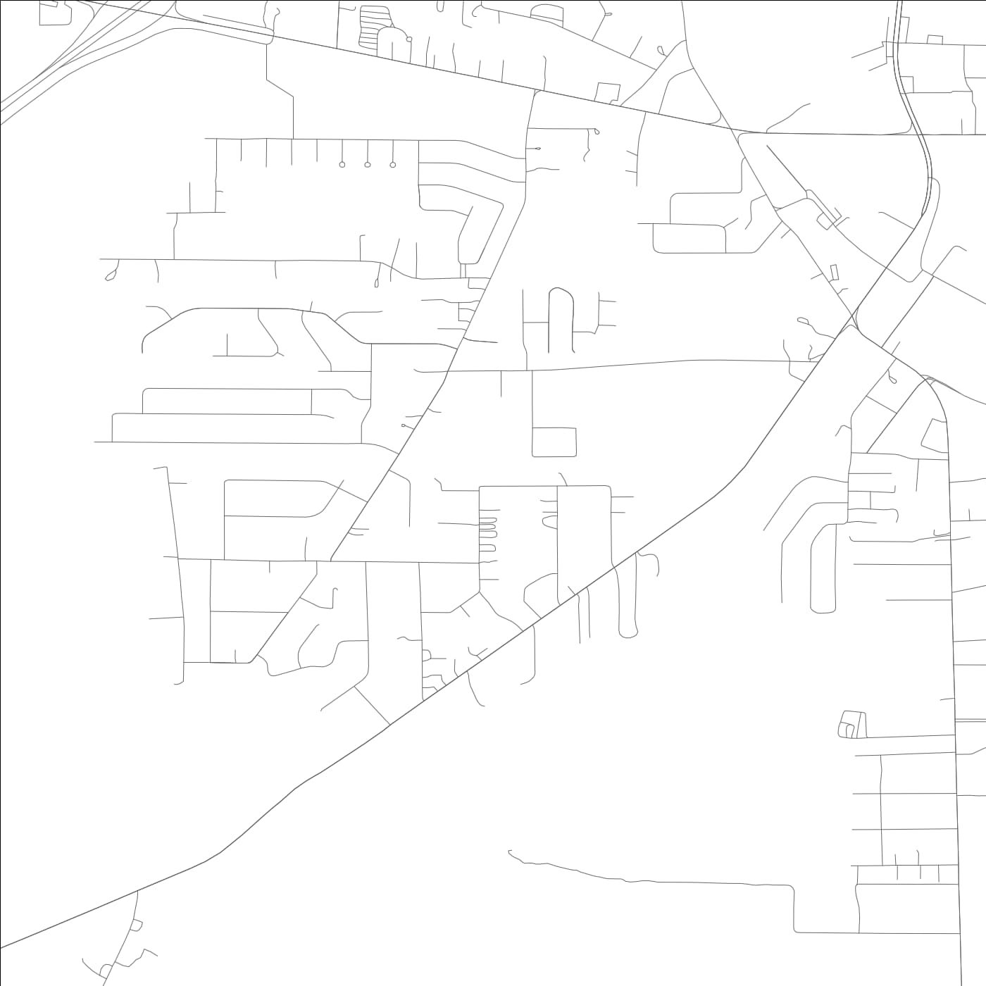 ROAD MAP OF THEODORE, ALABAMA BY MAPBAKES