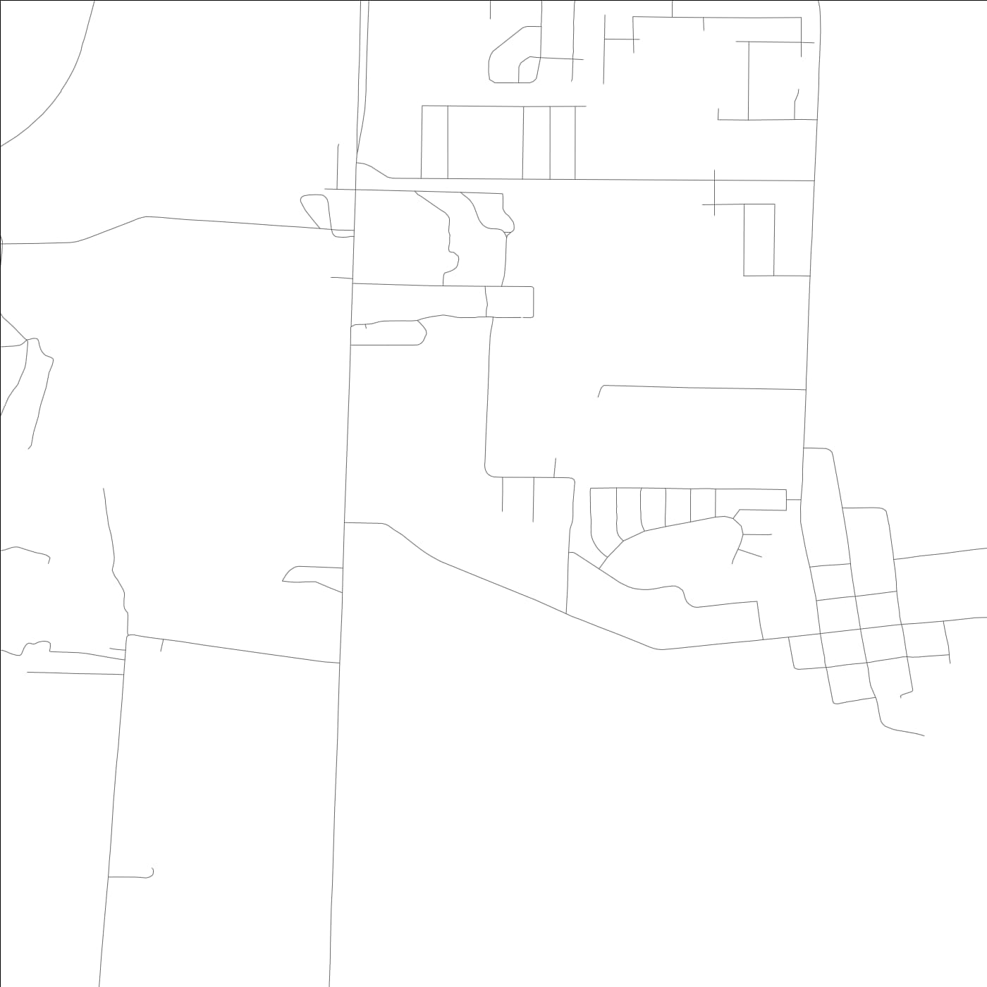 ROAD MAP OF TRIANA, ALABAMA BY MAPBAKES