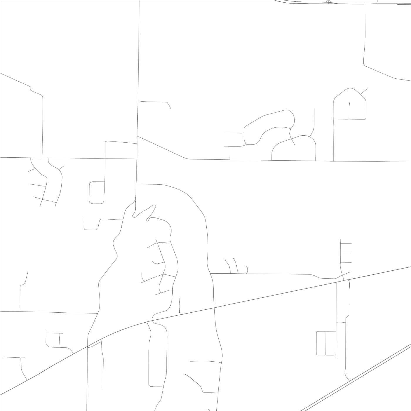 ROAD MAP OF TRINITY, ALABAMA BY MAPBAKES