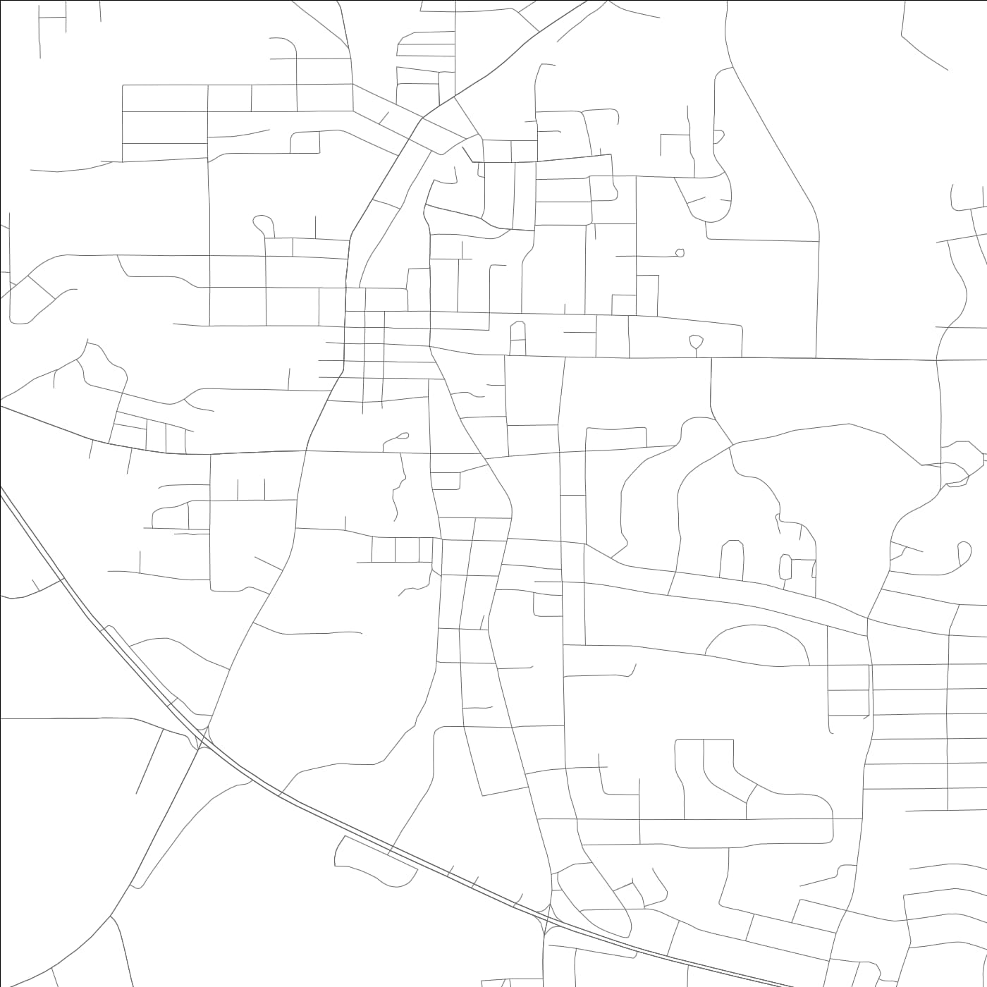 ROAD MAP OF TROY, ALABAMA BY MAPBAKES