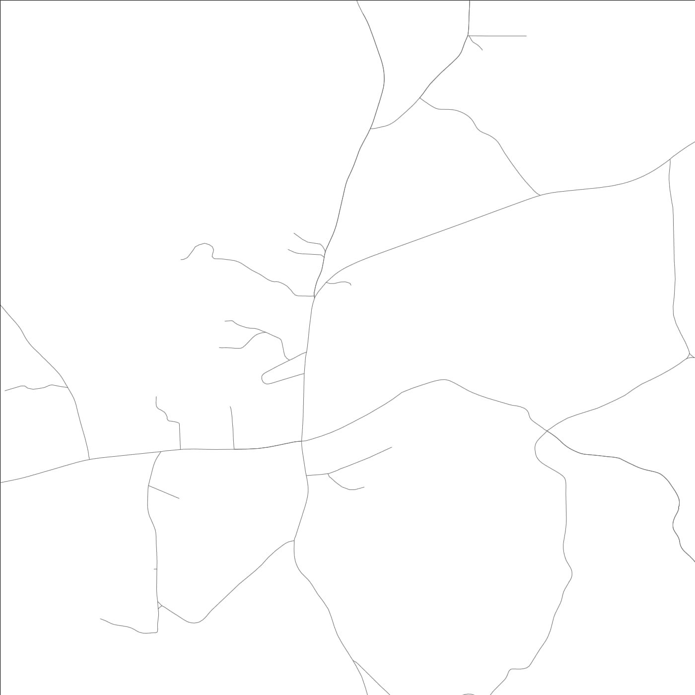 ROAD MAP OF WEOGUFKA, ALABAMA BY MAPBAKES