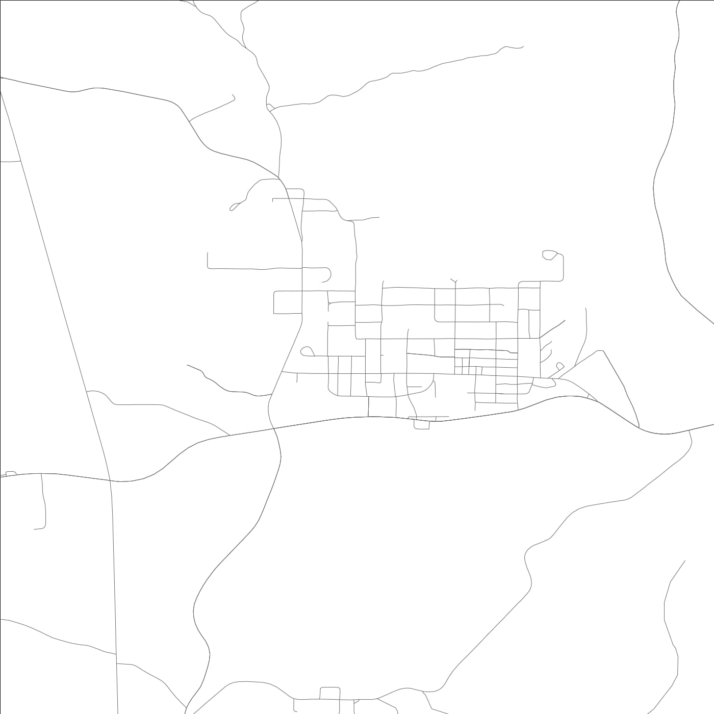ROAD MAP OF WEST BLOCTON, ALABAMA BY MAPBAKES