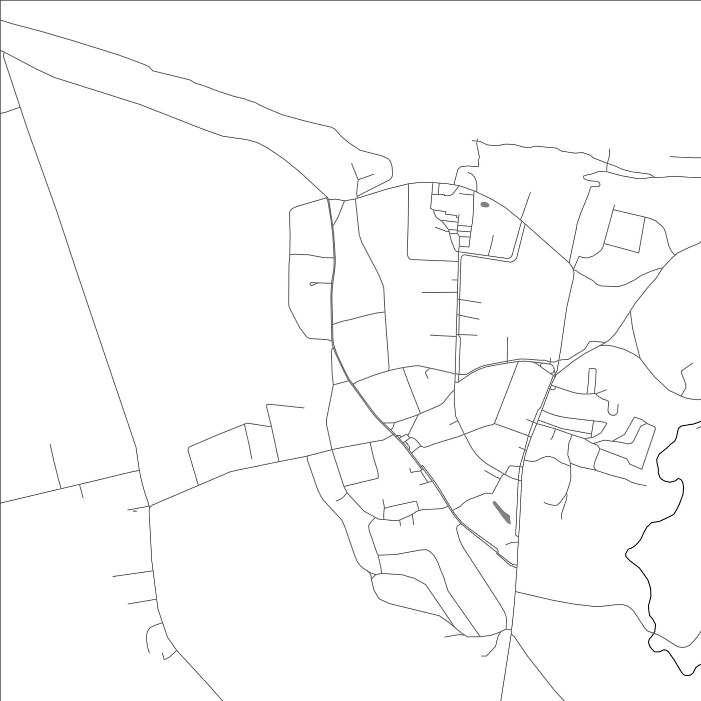ROAD MAP OF TOILA, ESTONIA BY MAPBAKES