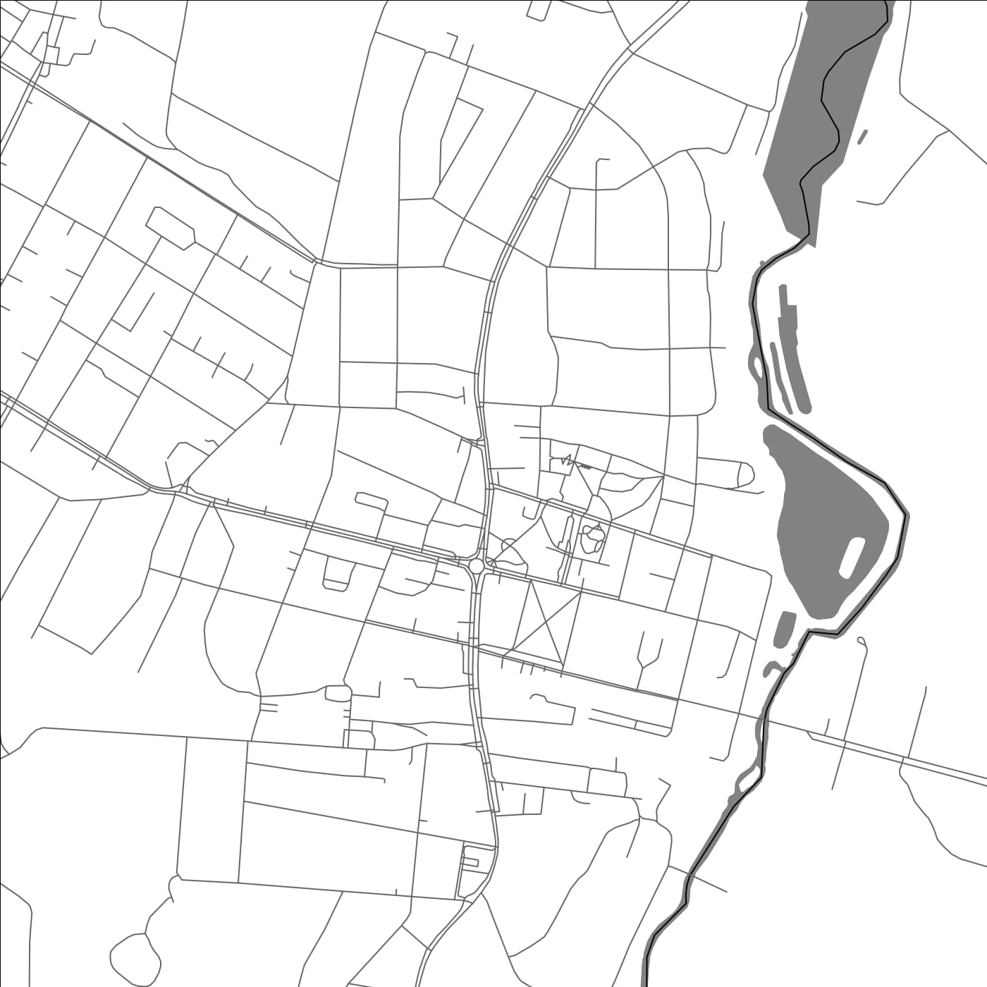 ROAD MAP OF TURI, ESTONIA BY MAPBAKES