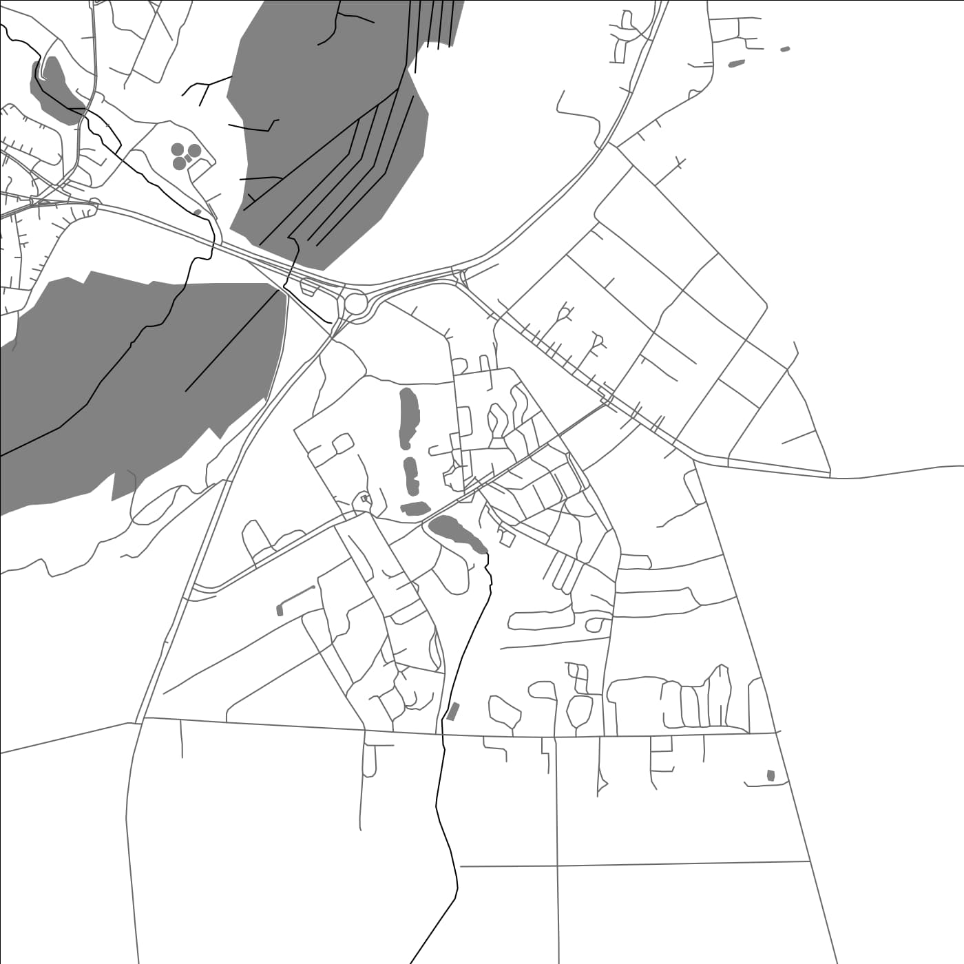 ROAD MAP OF VIIRATSI, ESTONIA BY MAPBAKES