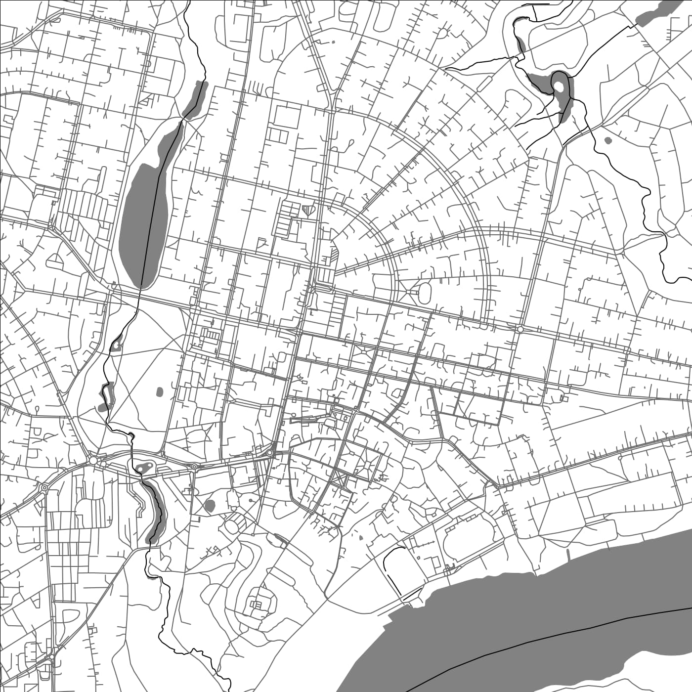 ROAD MAP OF VILJANDI, ESTONIA BY MAPBAKES