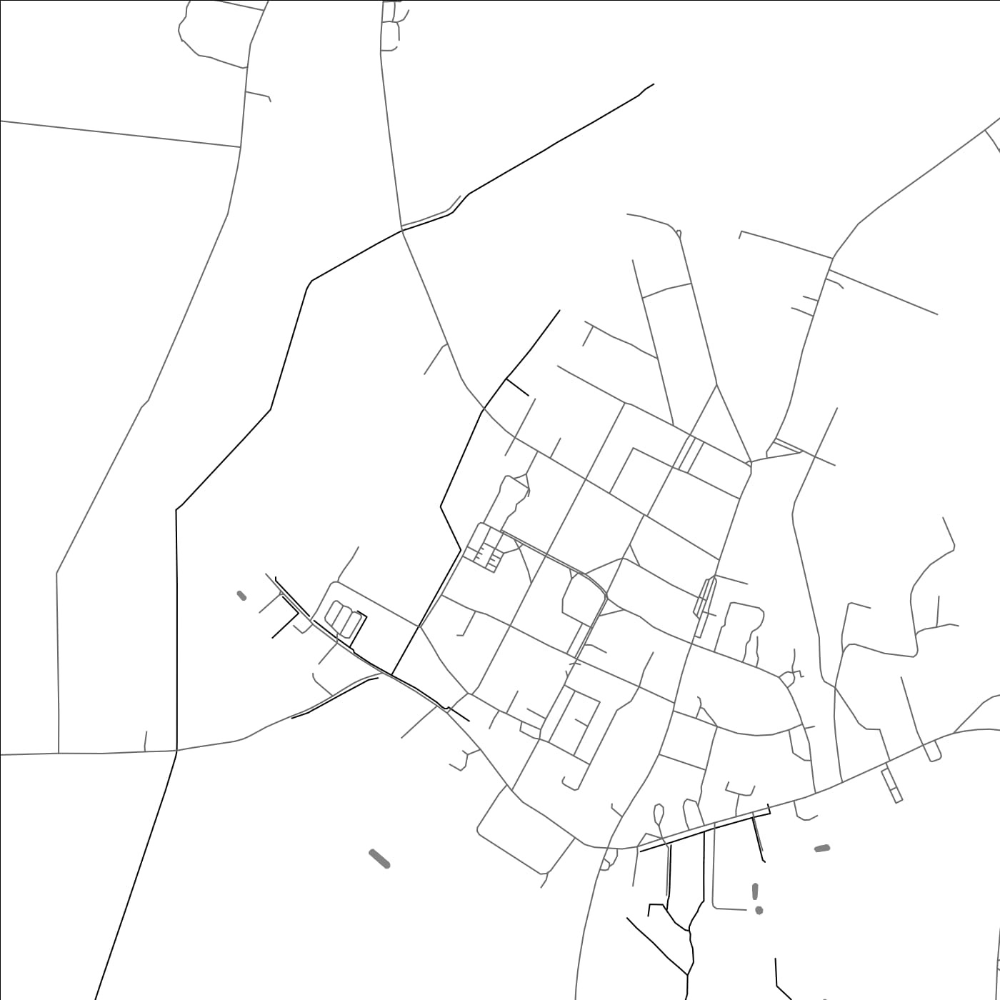 ROAD MAP OF VOHMA, ESTONIA BY MAPBAKES