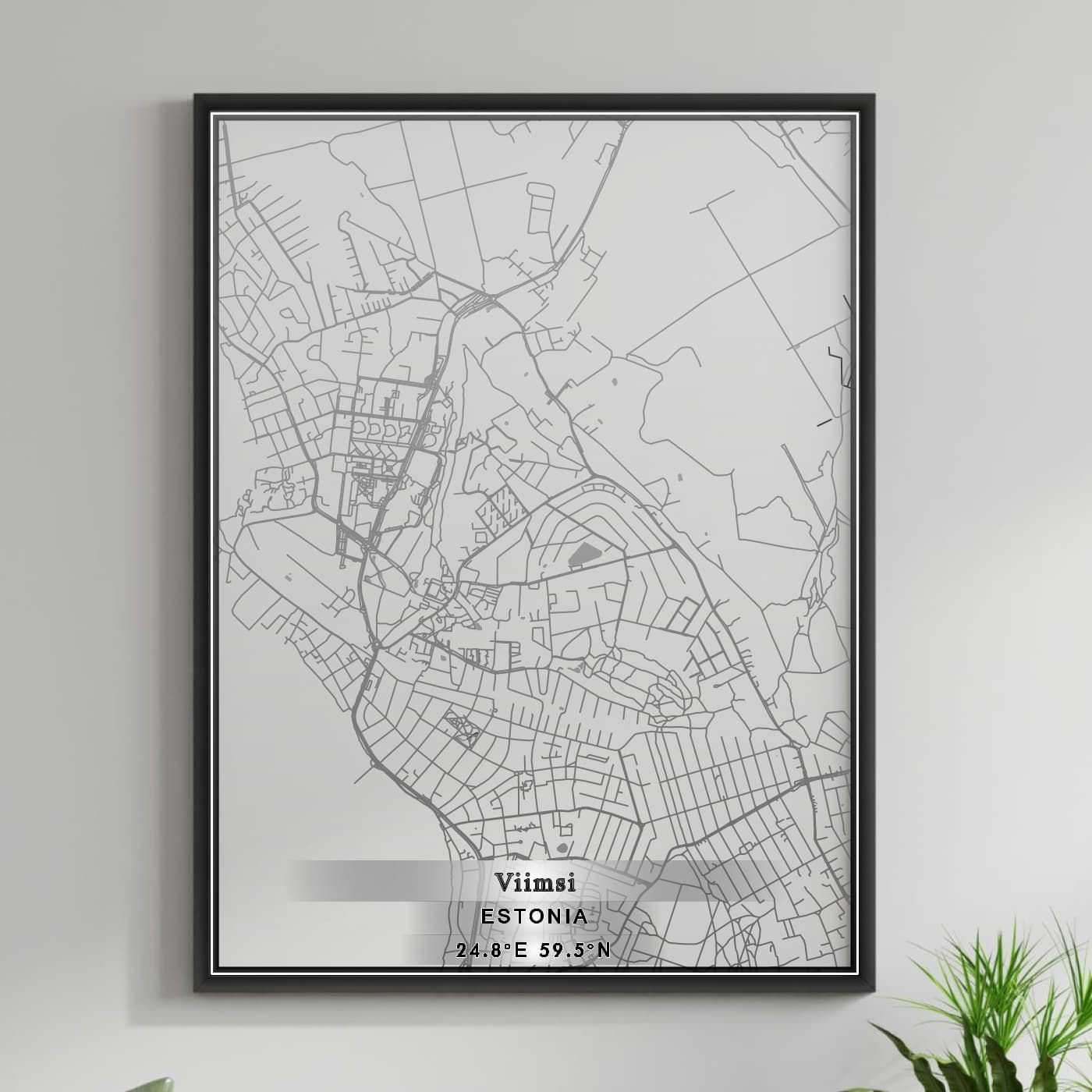 ROAD MAP OF VIIMSI, ESTONIA BY MAPBAKES