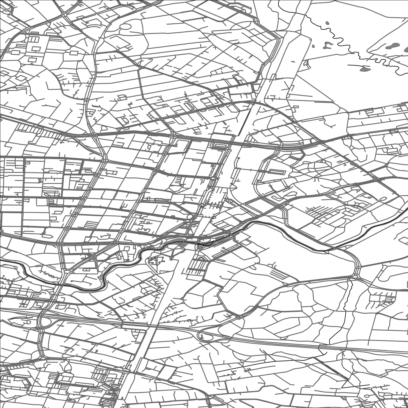 ROAD MAP OF DICKURSBY, FINLAND BY MAPBAKES
