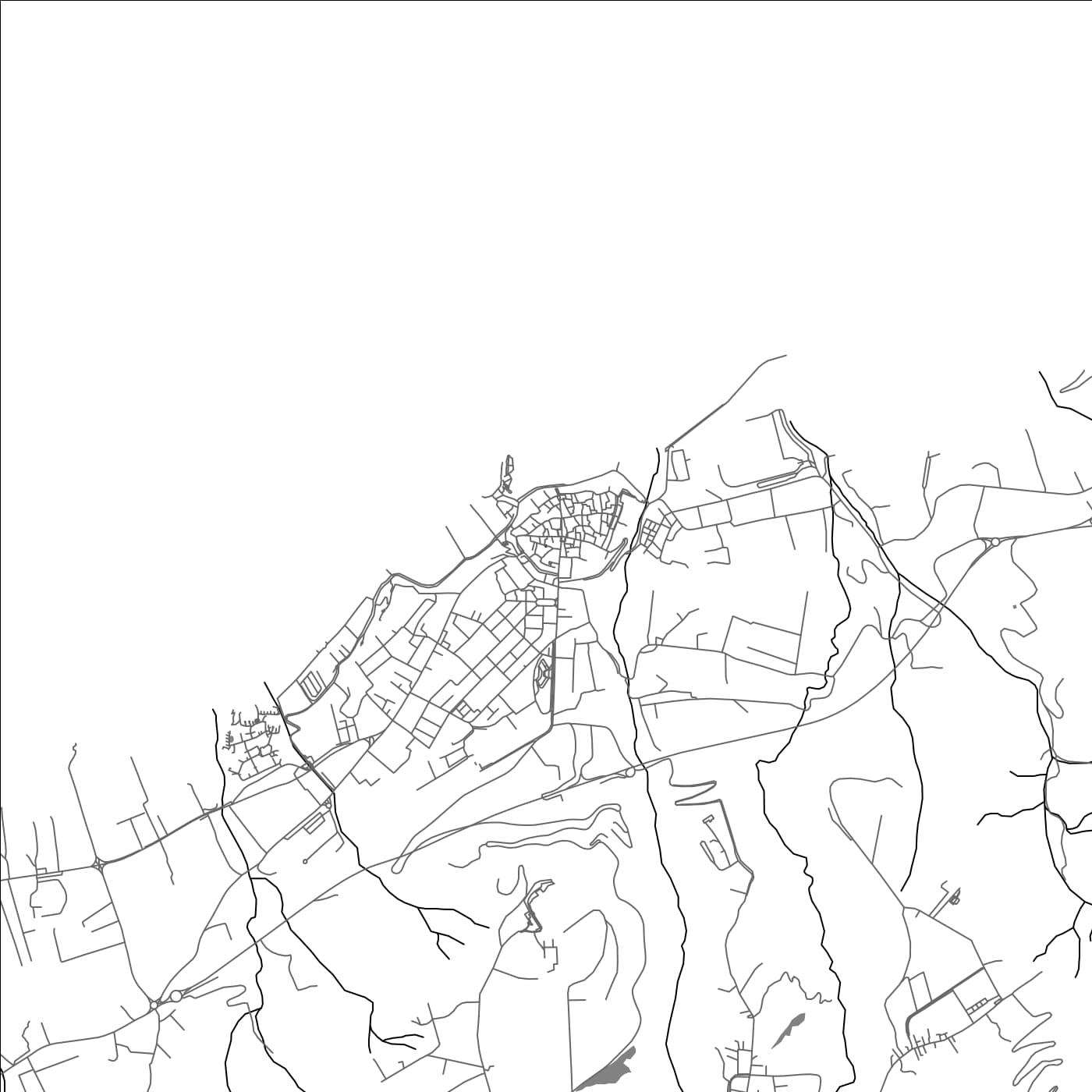 ROAD MAP OF TROPEA, ITALY BY MAPBAKES