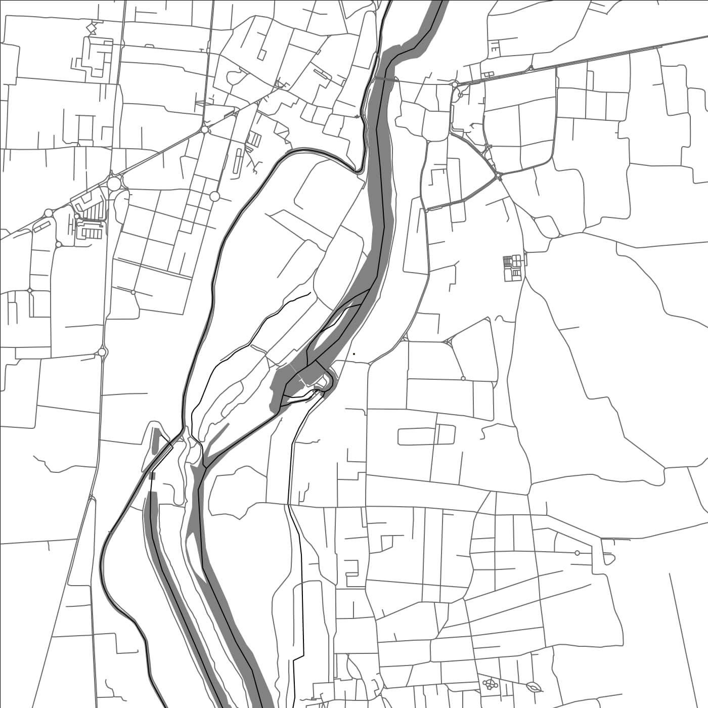 ROAD MAP OF VAPRIO D ADDA, ITALY BY MAPBAKES