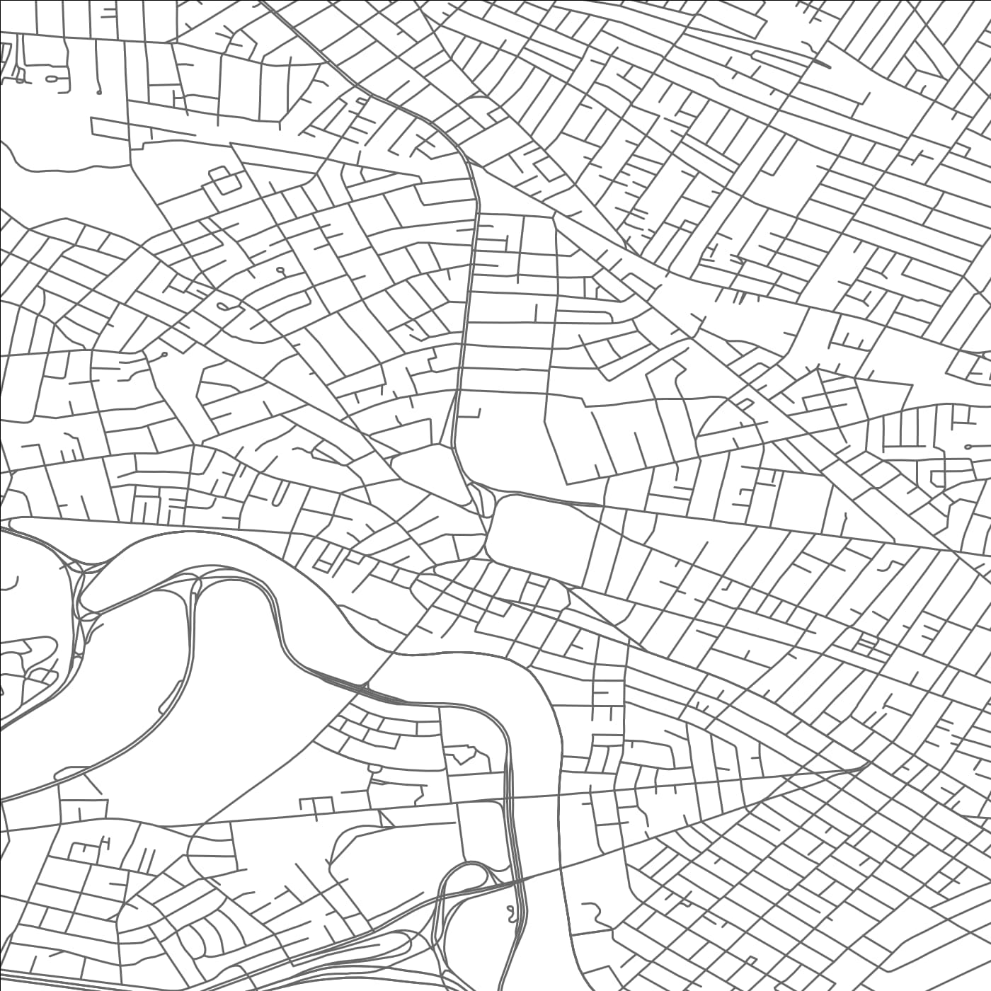 ROAD MAP OF CAMBRIDGE, MASSACHUSETTS BY MAPBAKES