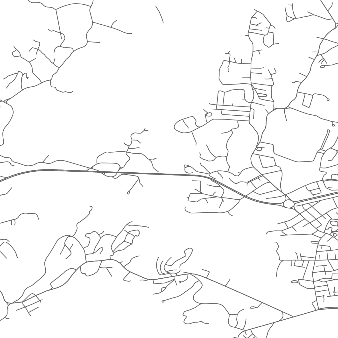 ROAD MAP OF GLOUCESTER, MASSACHUSETTS BY MAPBAKES