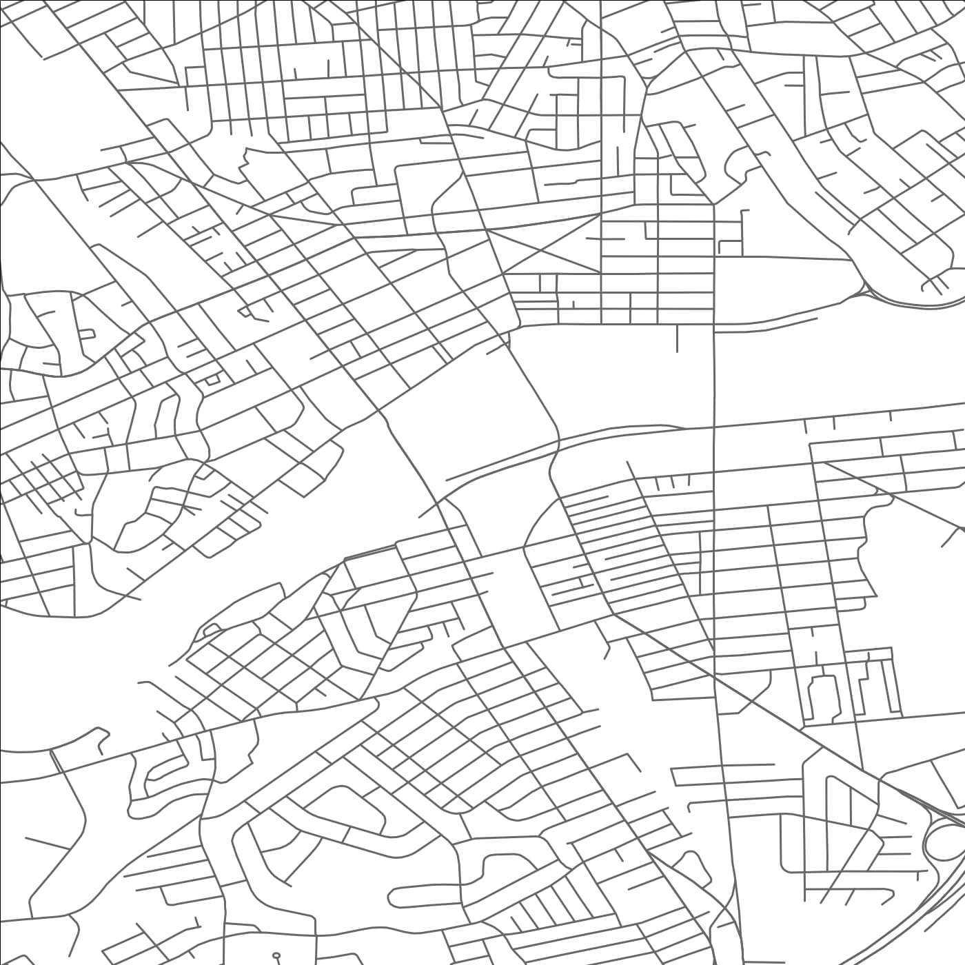 ROAD MAP OF LAWRENCE, MASSACHUSETTS BY MAPBAKES