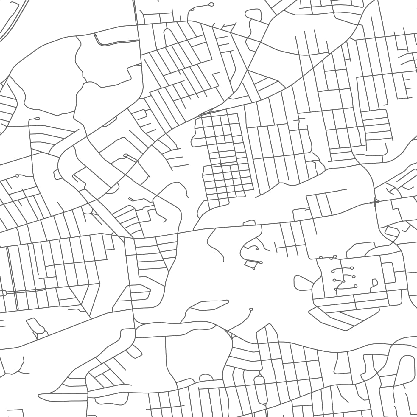 ROAD MAP OF SPRINGFIELD, MASSACHUSETTS BY MAPBAKES