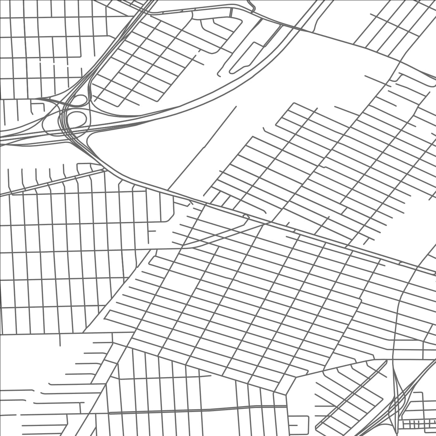 ROAD MAP OF ALLEN, MICHIGAN BY MAPBAKES