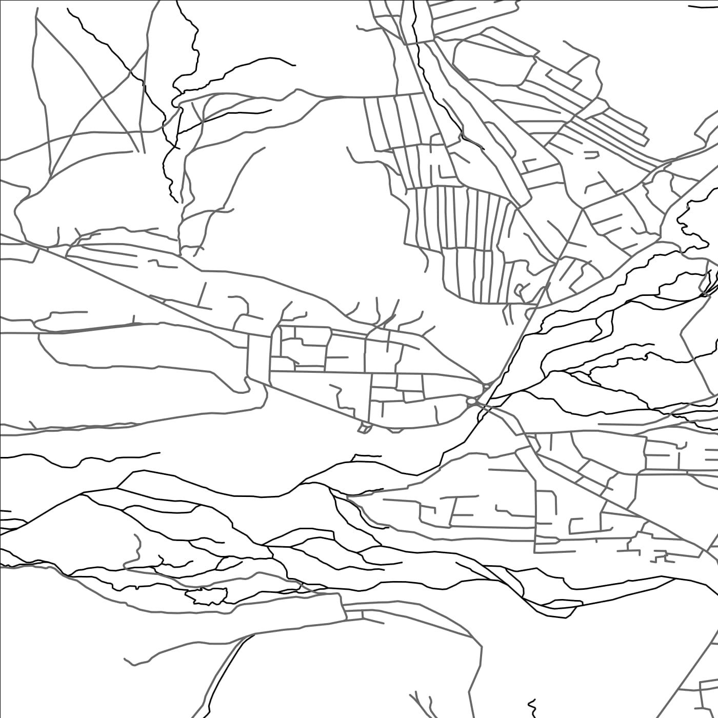 ROAD MAP OF ULIASTAY, MANGOLIA BY MAPBAKES