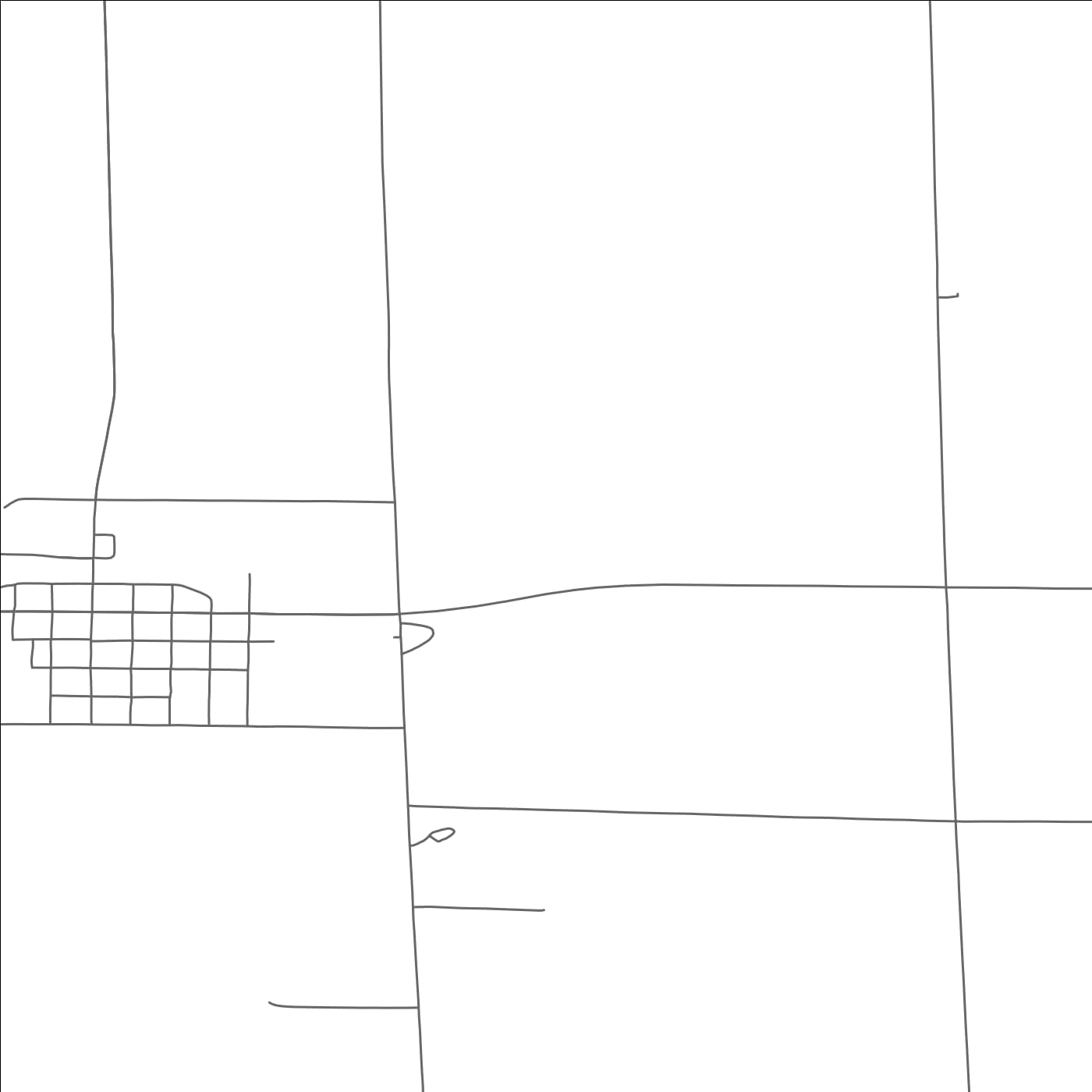 ROAD MAP OF MADRID, NEBRASKA BY MAPBAKES