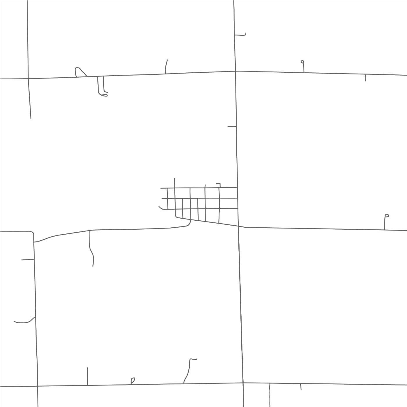 ROAD MAP OF MALMO, NEBRASKA BY MAPBAKES