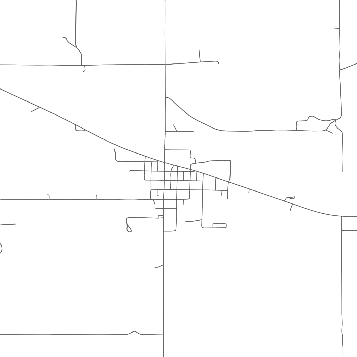 ROAD MAP OF MASON CITY, NEBRASKA BY MAPBAKES