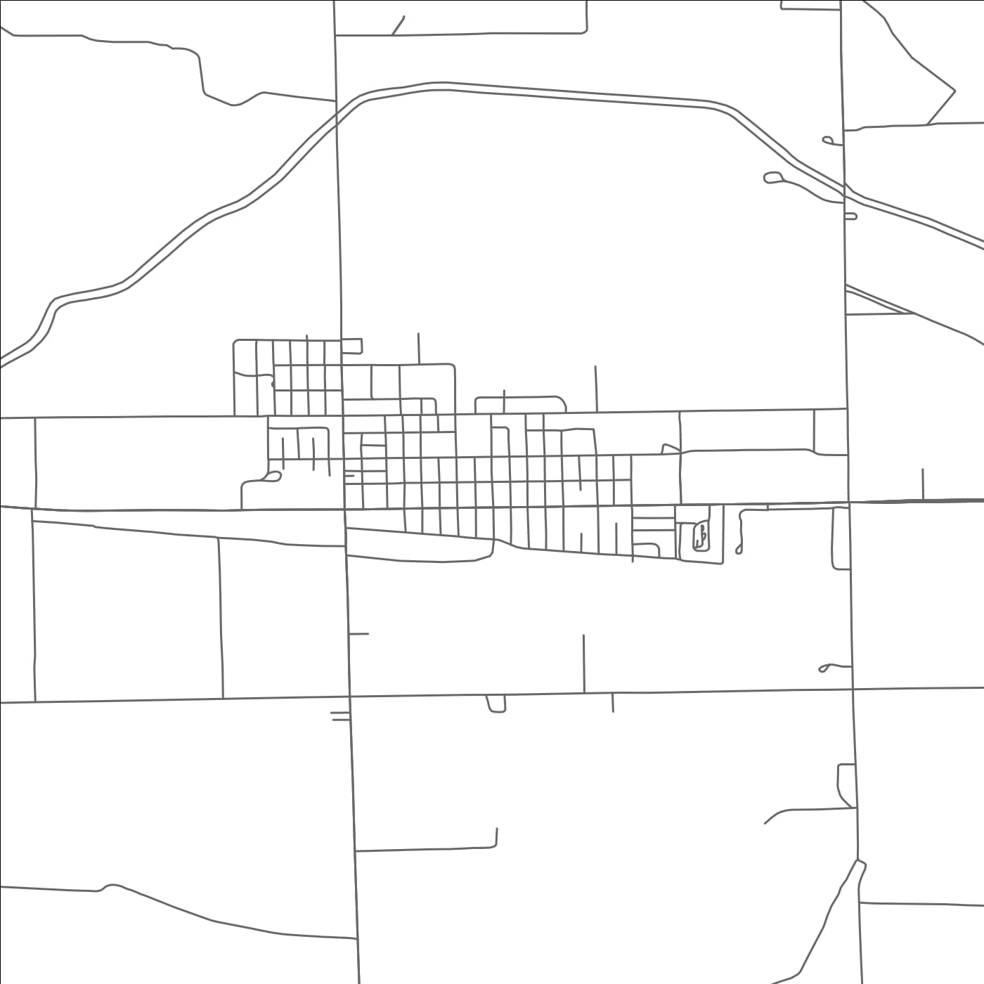 ROAD MAP OF MORRILL, NEBRASKA BY MAPBAKES
