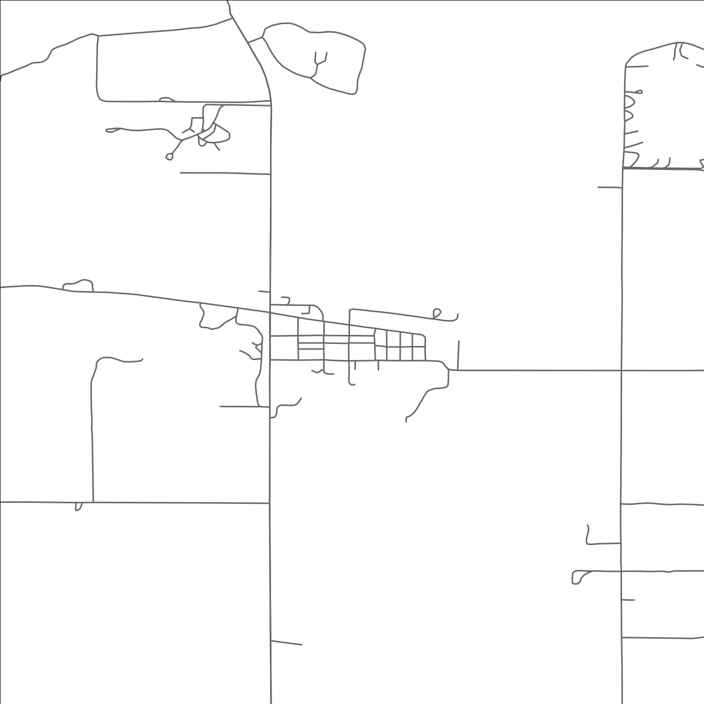 ROAD MAP OF MORSE BLUFF, NEBRASKA BY MAPBAKES