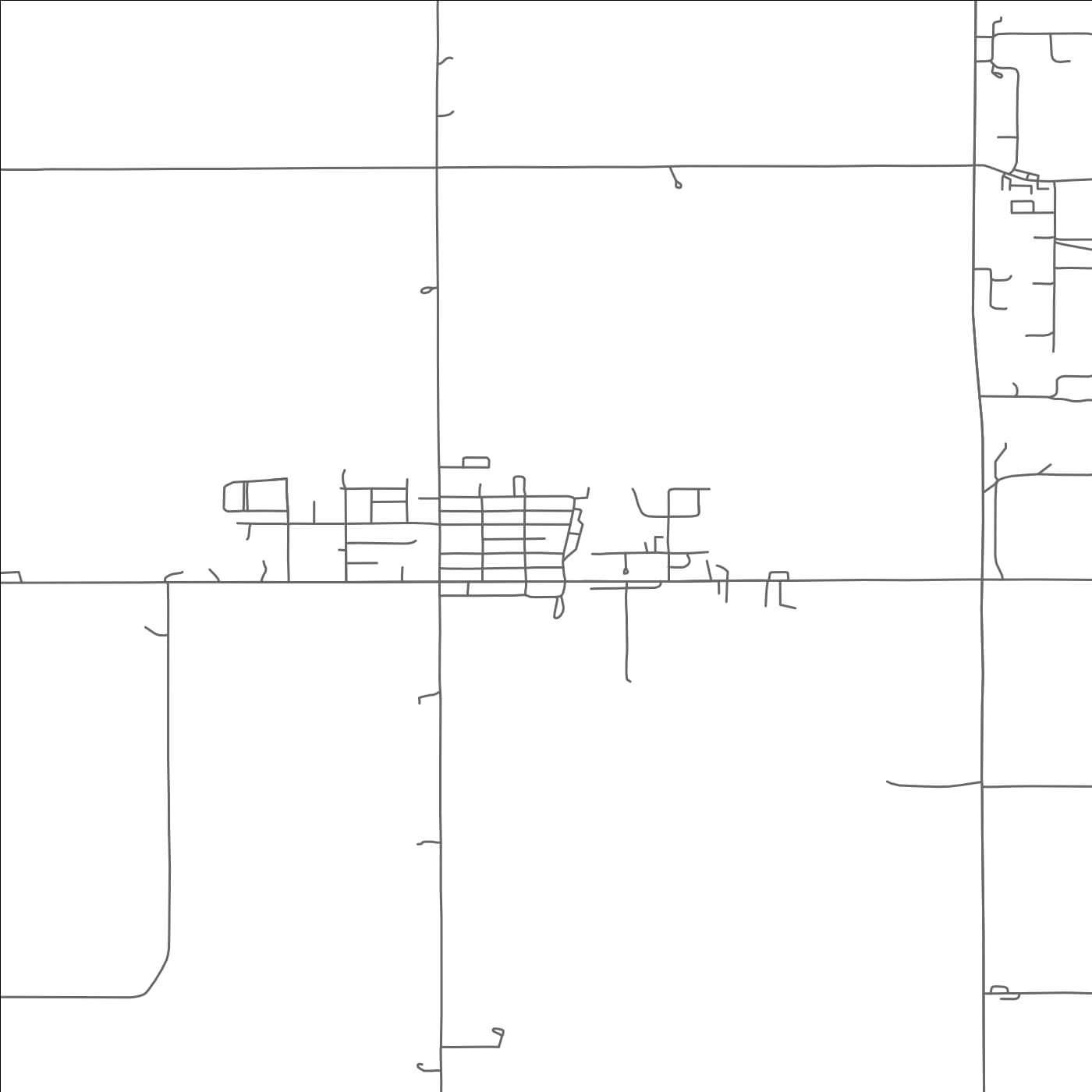 ROAD MAP OF MURRAY, NEBRASKA BY MAPBAKES