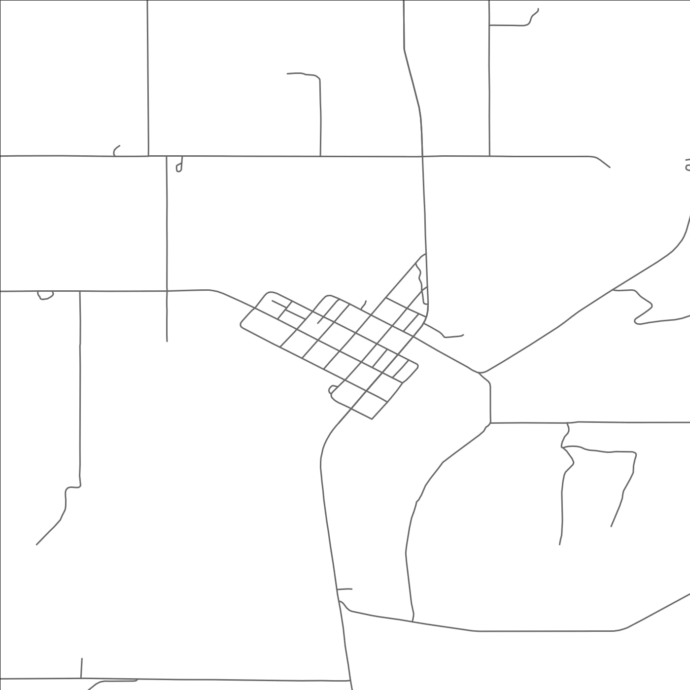 ROAD MAP OF NEMAHA, NEBRASKA BY MAPBAKES