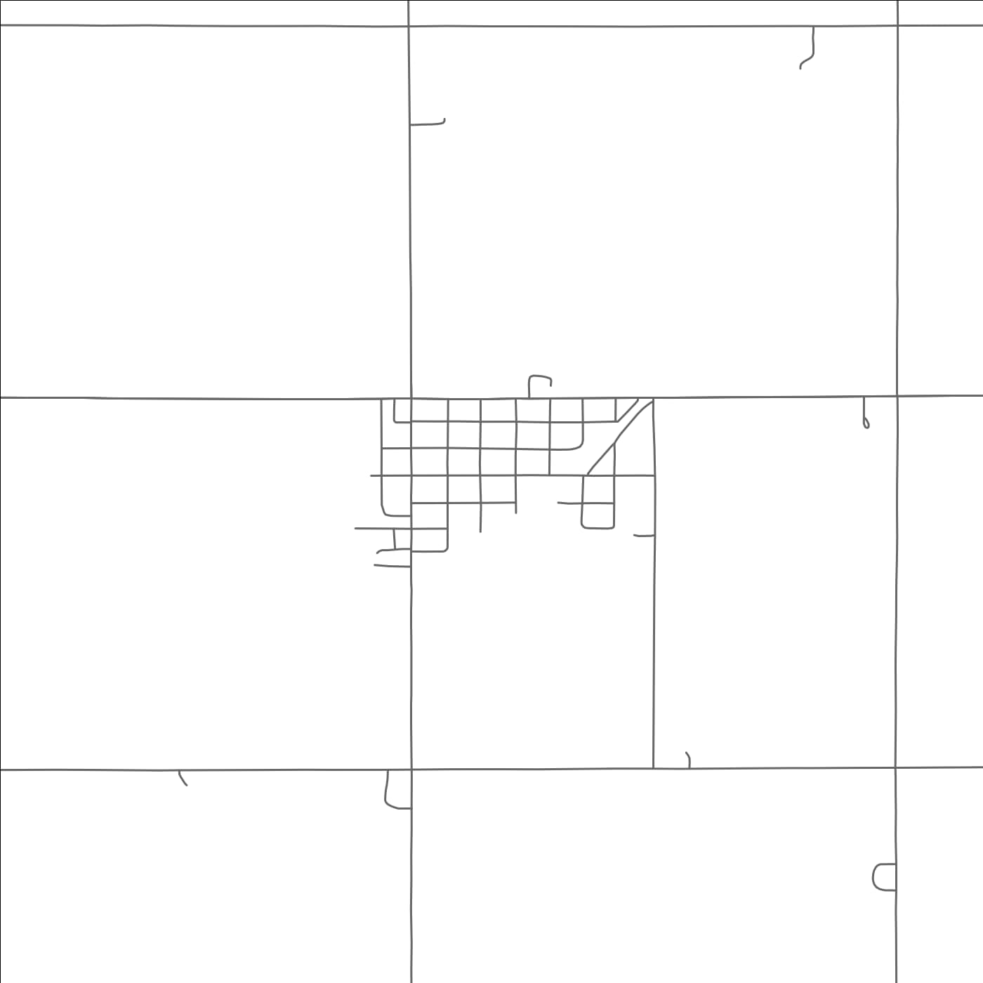 ROAD MAP OF PLYMOUTH, NEBRASKA BY MAPBAKES
