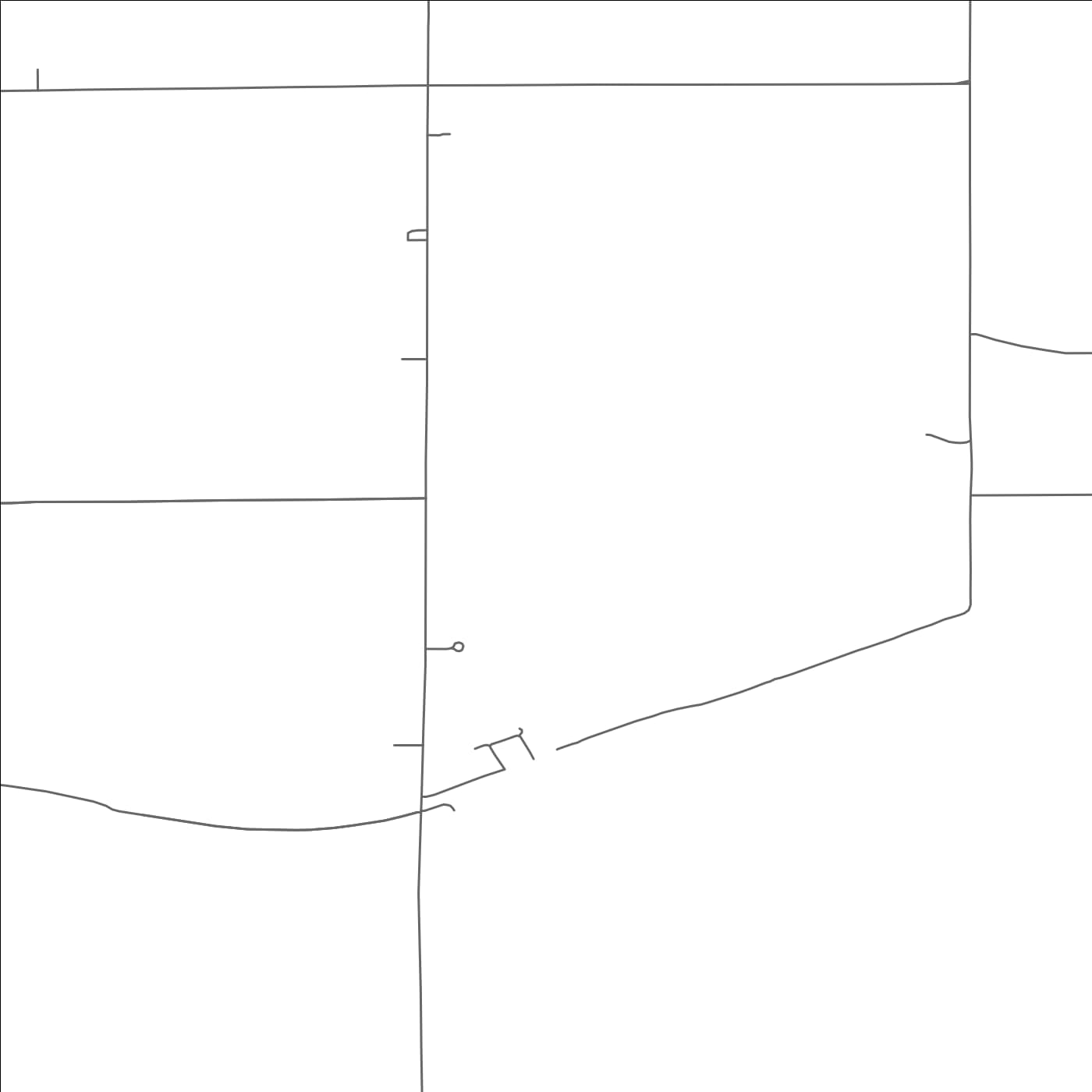 ROAD MAP OF POOLE, NEBRASKA BY MAPBAKES
