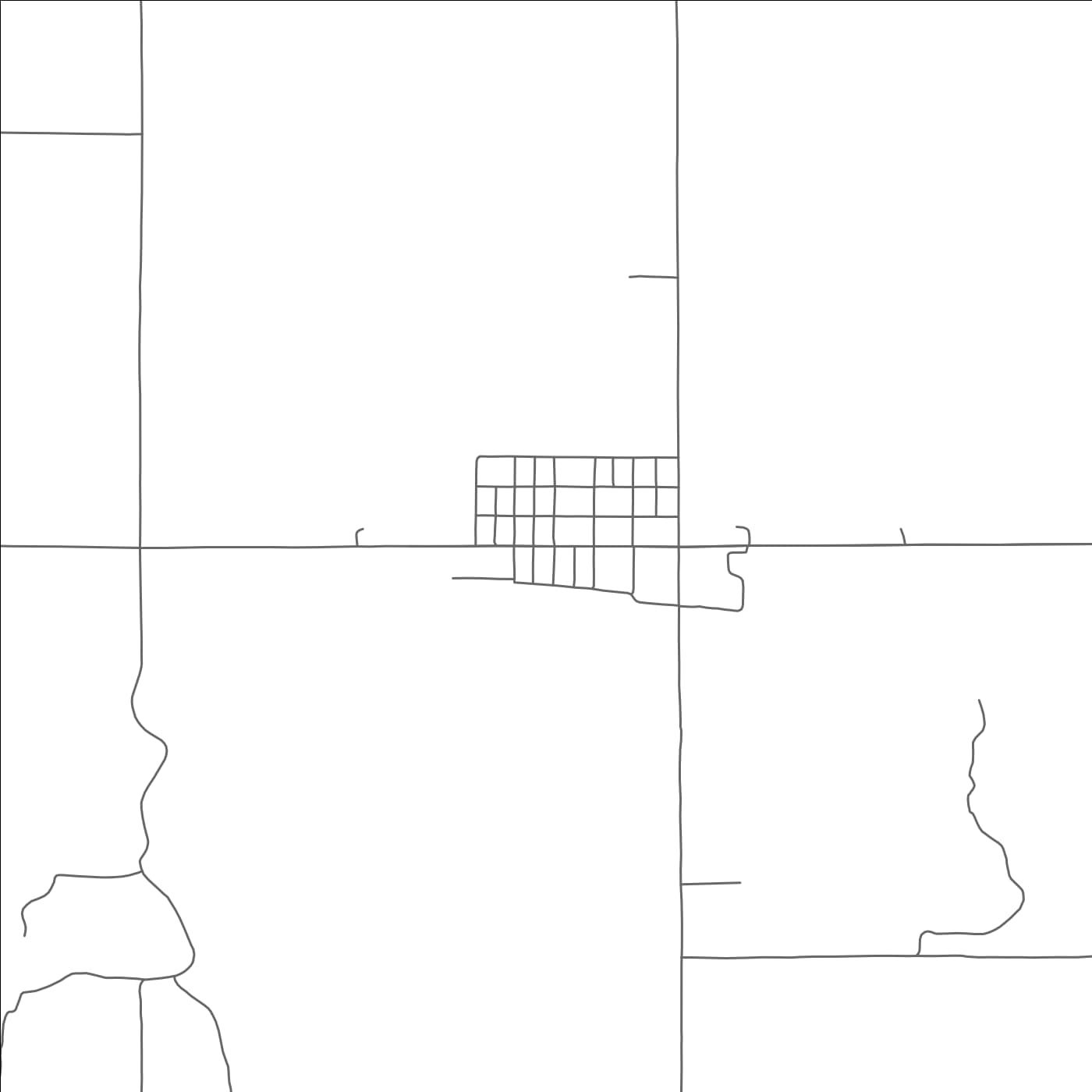 ROAD MAP OF REYNOLDS, NEBRASKA BY MAPBAKES