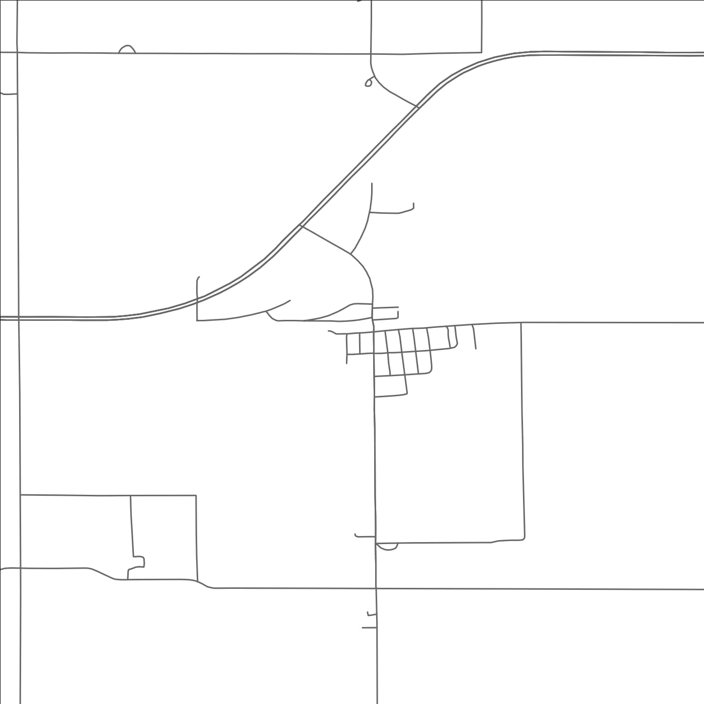 ROAD MAP OF RICHLAND, NEBRASKA BY MAPBAKES