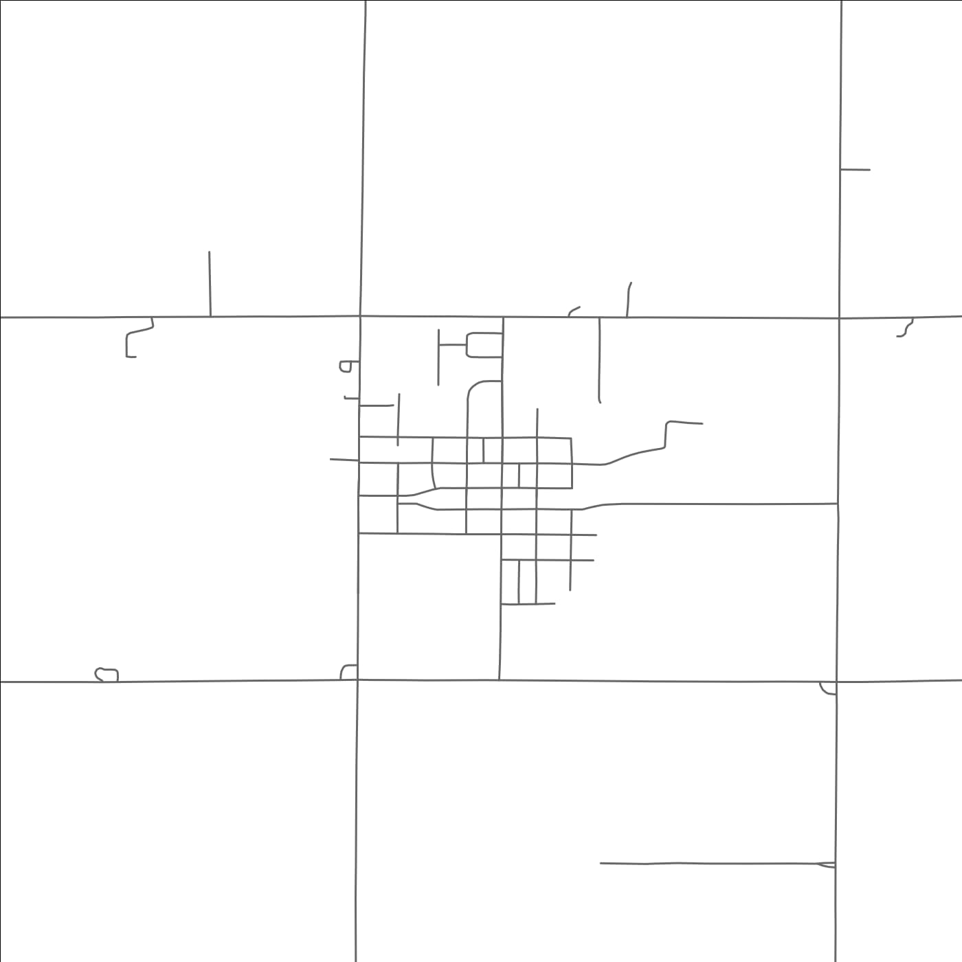 ROAD MAP OF SHICKLEY, NEBRASKA BY MAPBAKES