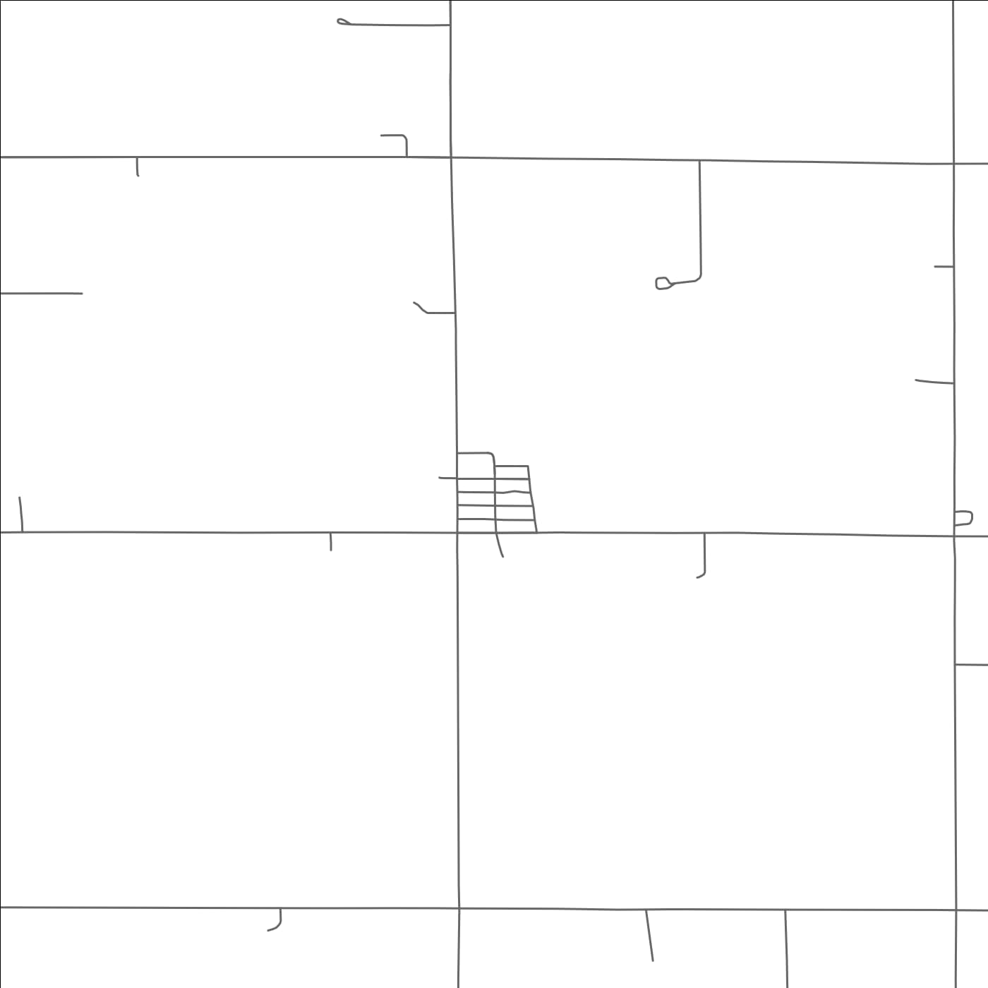 ROAD MAP OF TARNOV, NEBRASKA BY MAPBAKES