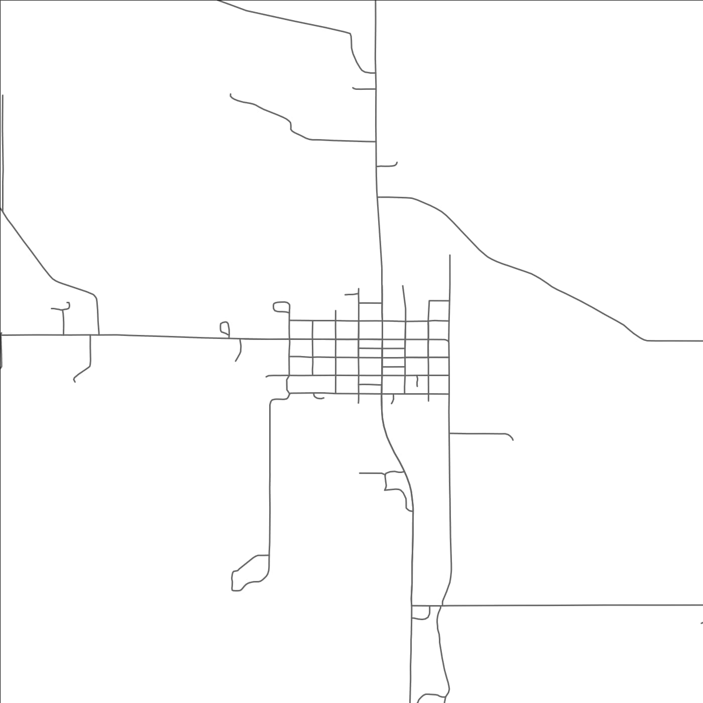 ROAD MAP OF TAYLOR, NEBRASKA BY MAPBAKES