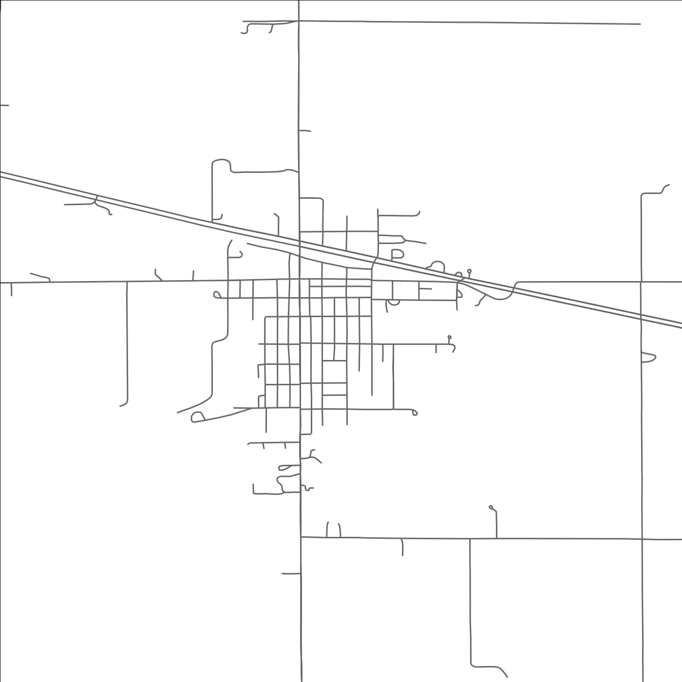 ROAD MAP OF TILDEN, NEBRASKA BY MAPBAKES