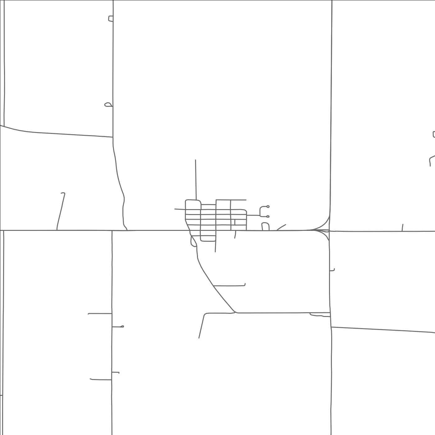 ROAD MAP OF UNION, NEBRASKA BY MAPBAKES